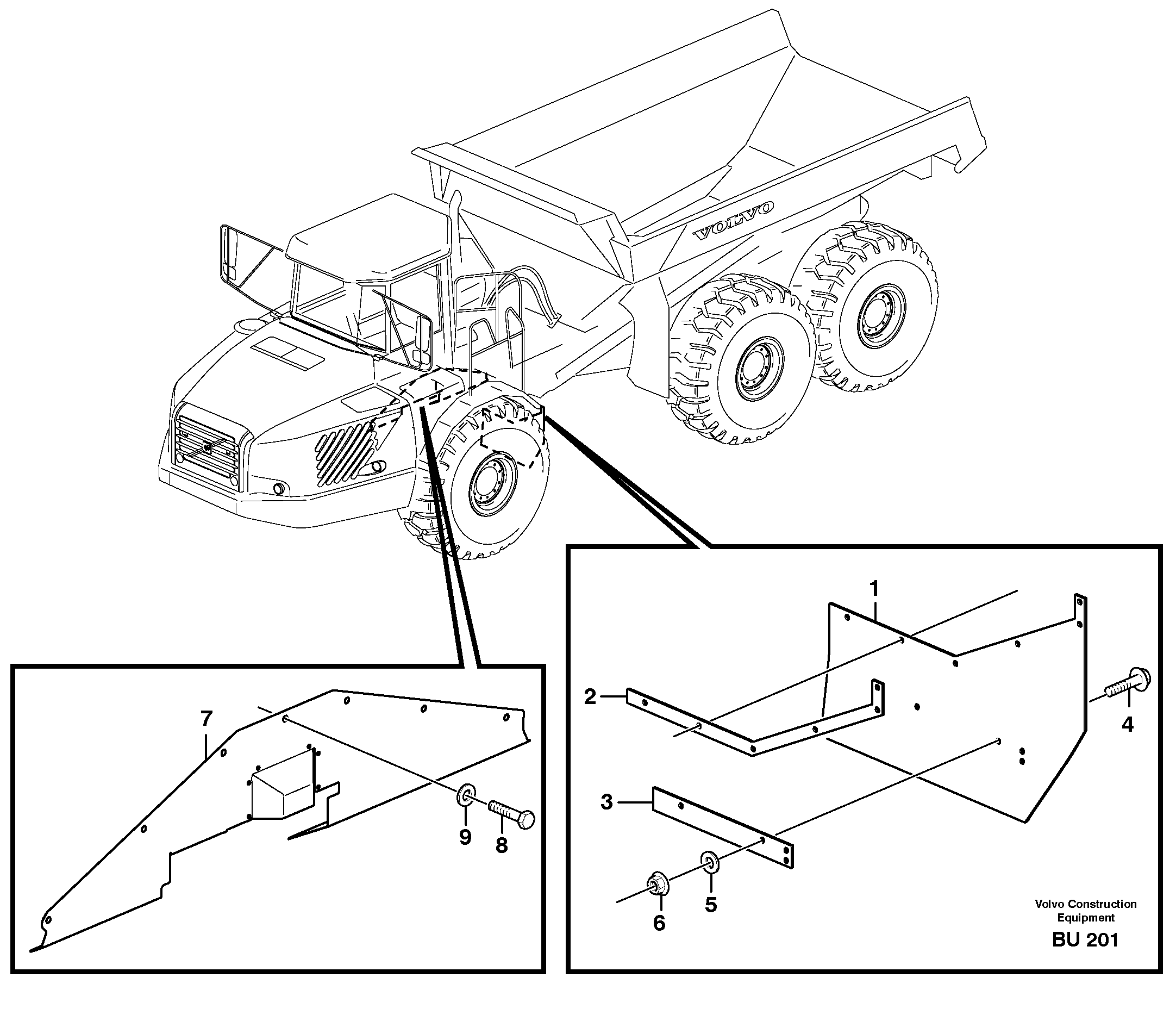 Hinge Fitting VOE11118548 VOLVO