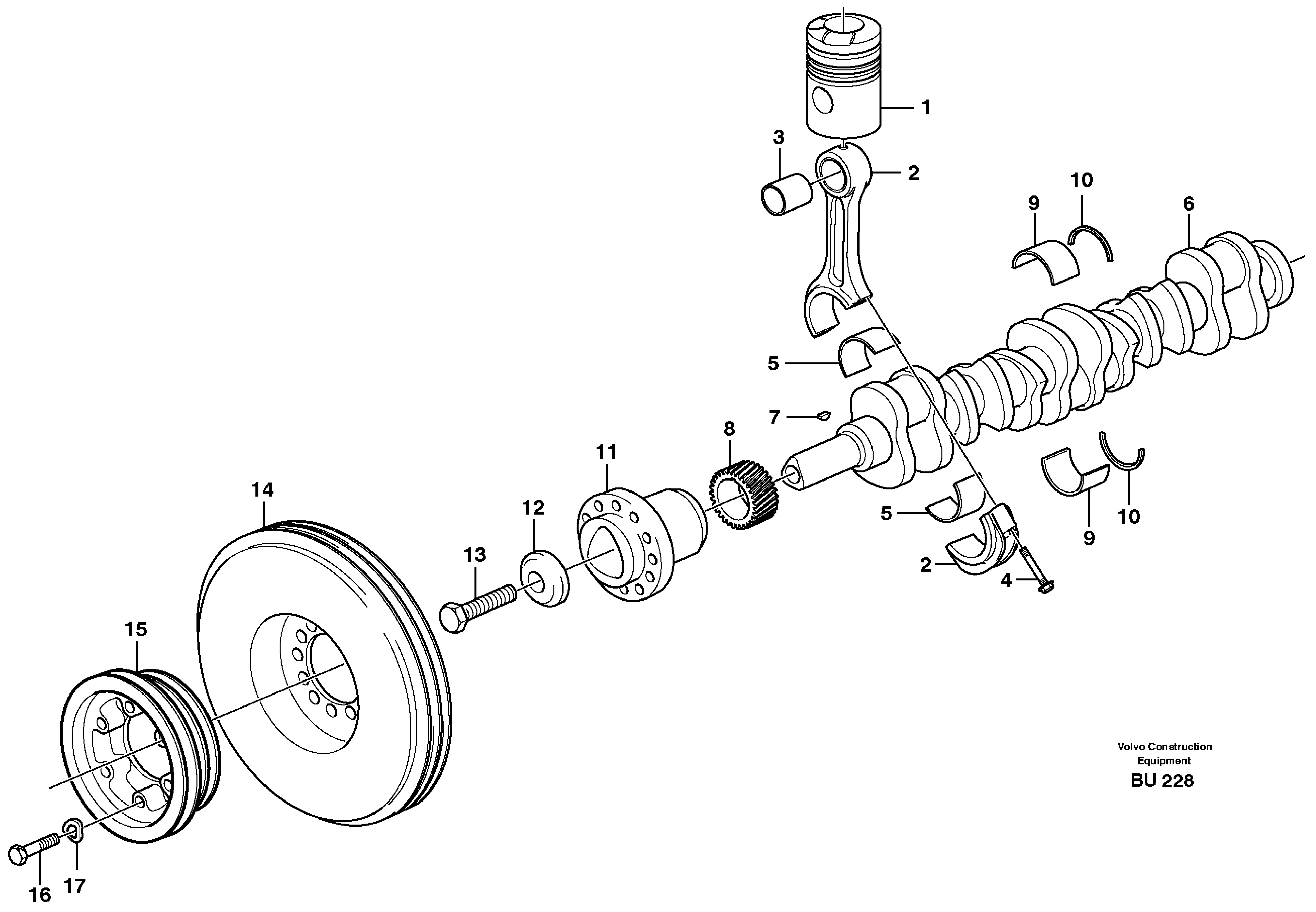 Snap Ring VOE470281 VOLVO