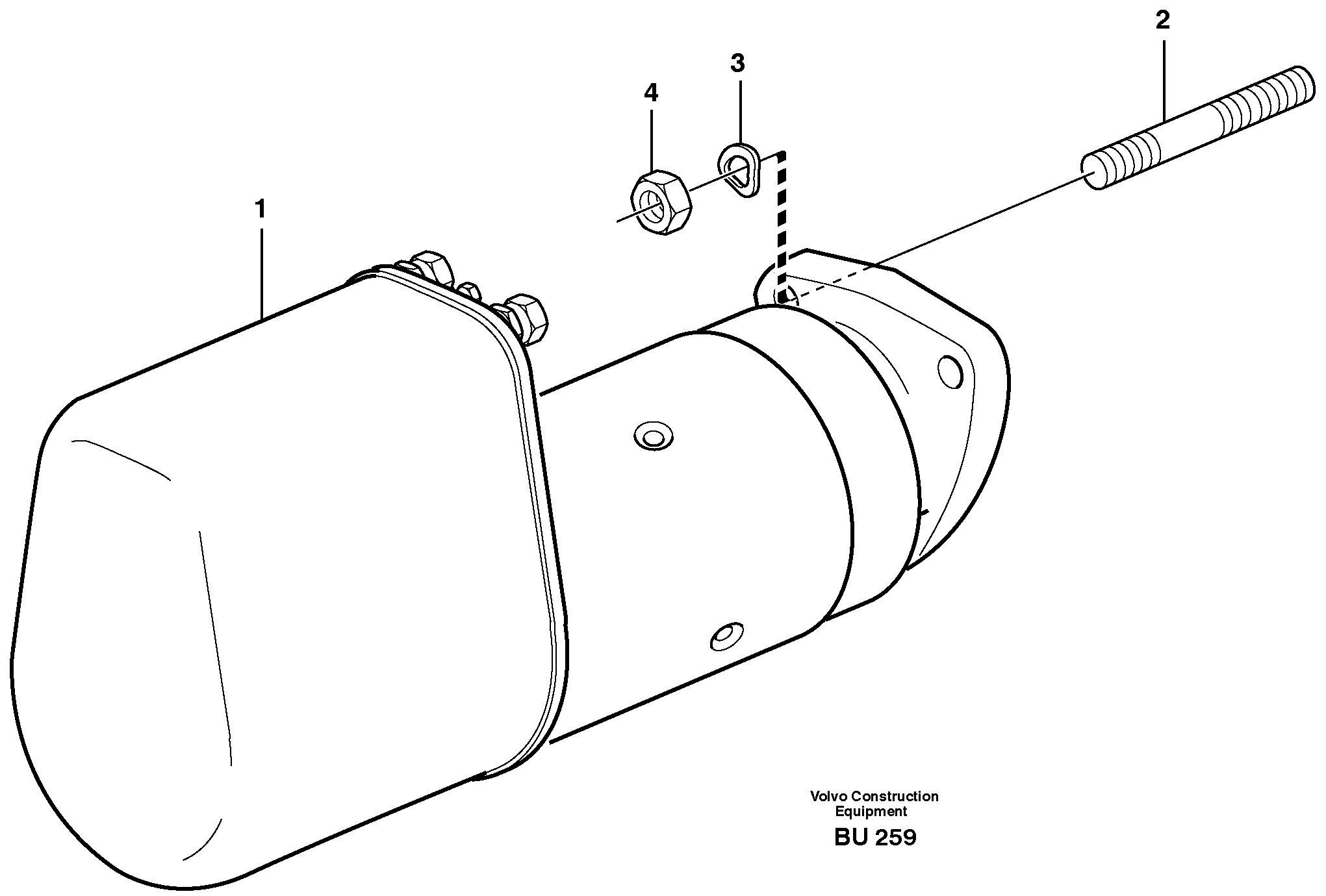 Hose for cooling a. VOE11129122 VOLVO