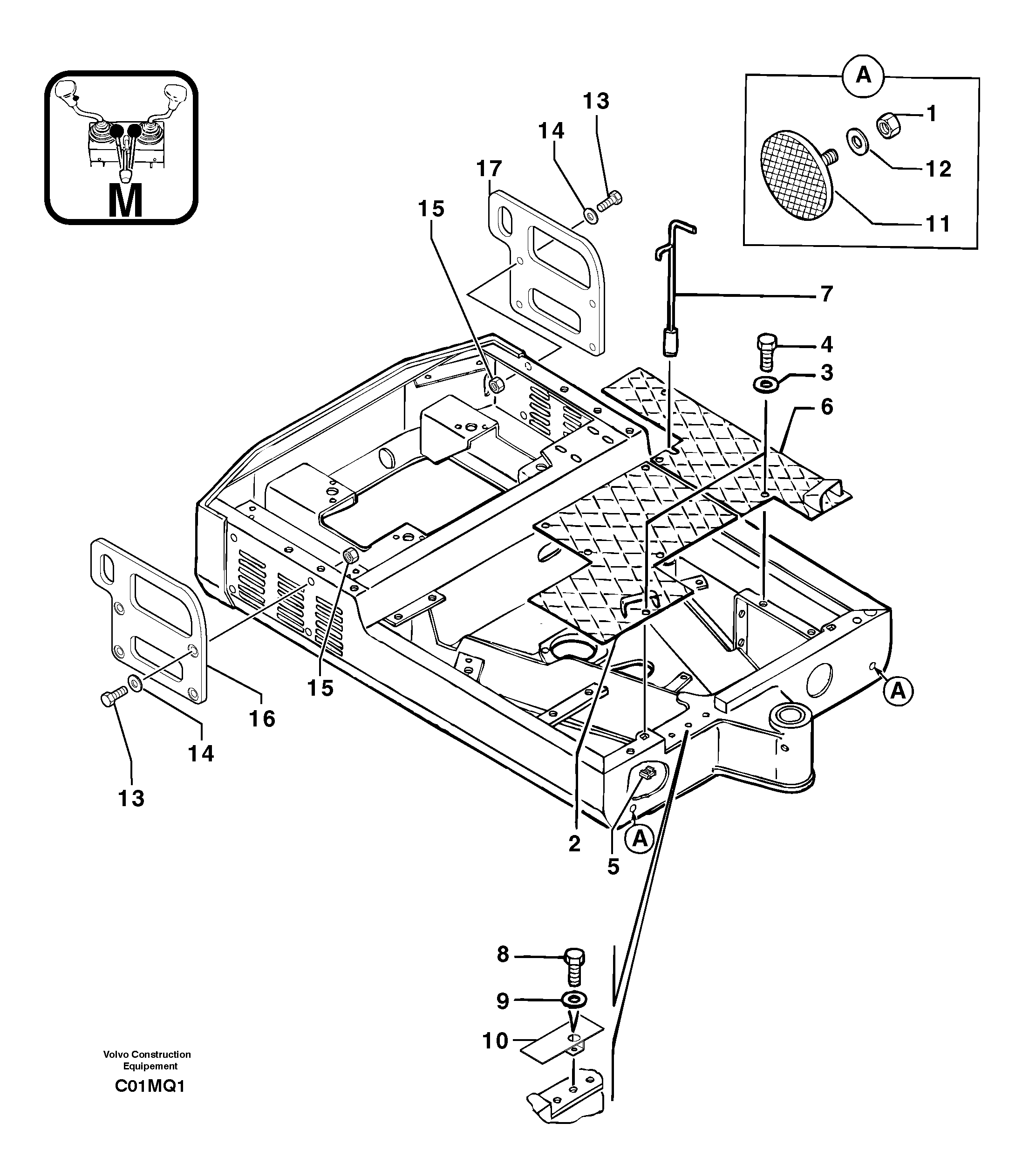 Floor Plate PJ5840043 VOLVO