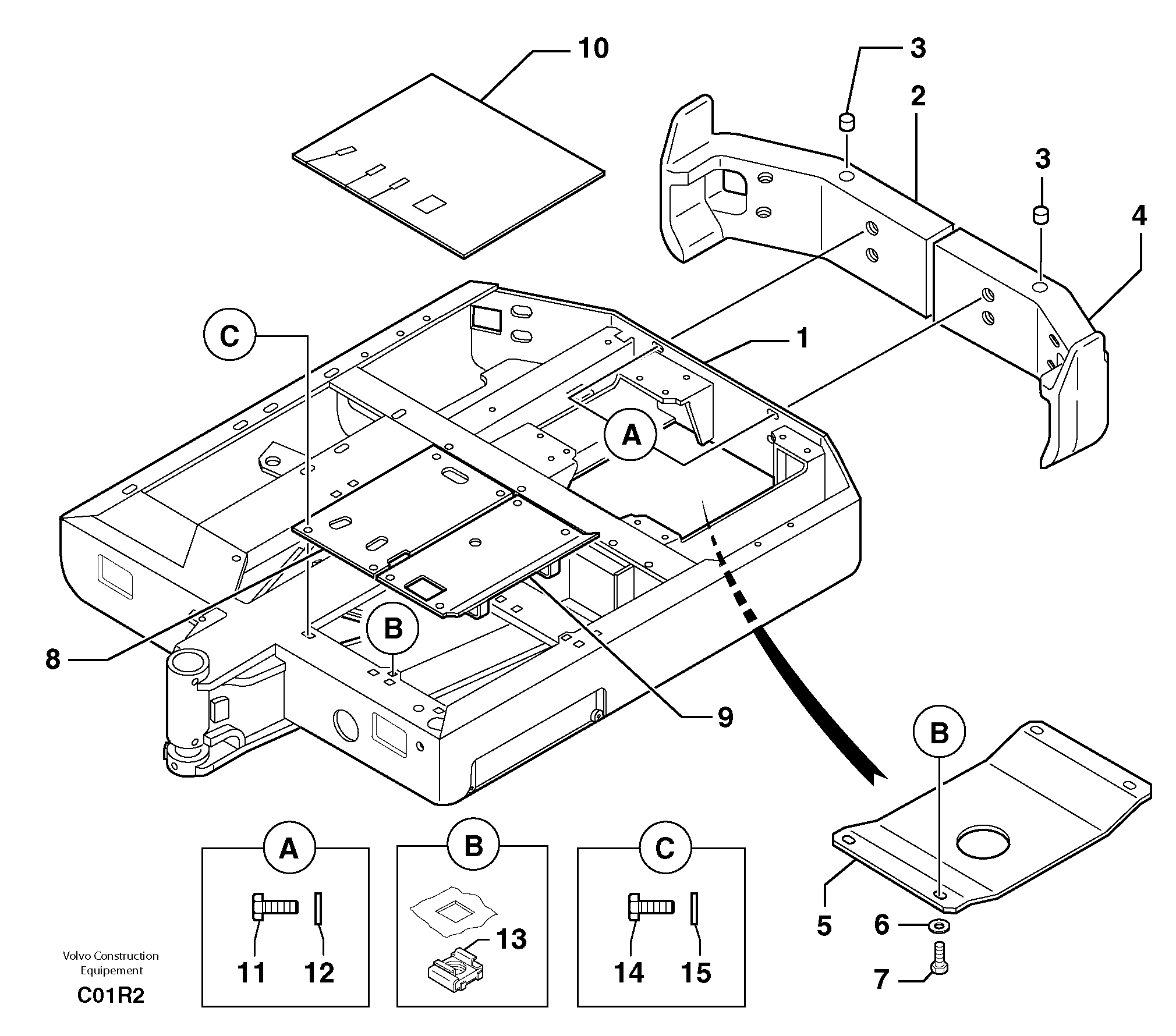 Floor Plate PJ3812070 VOLVO