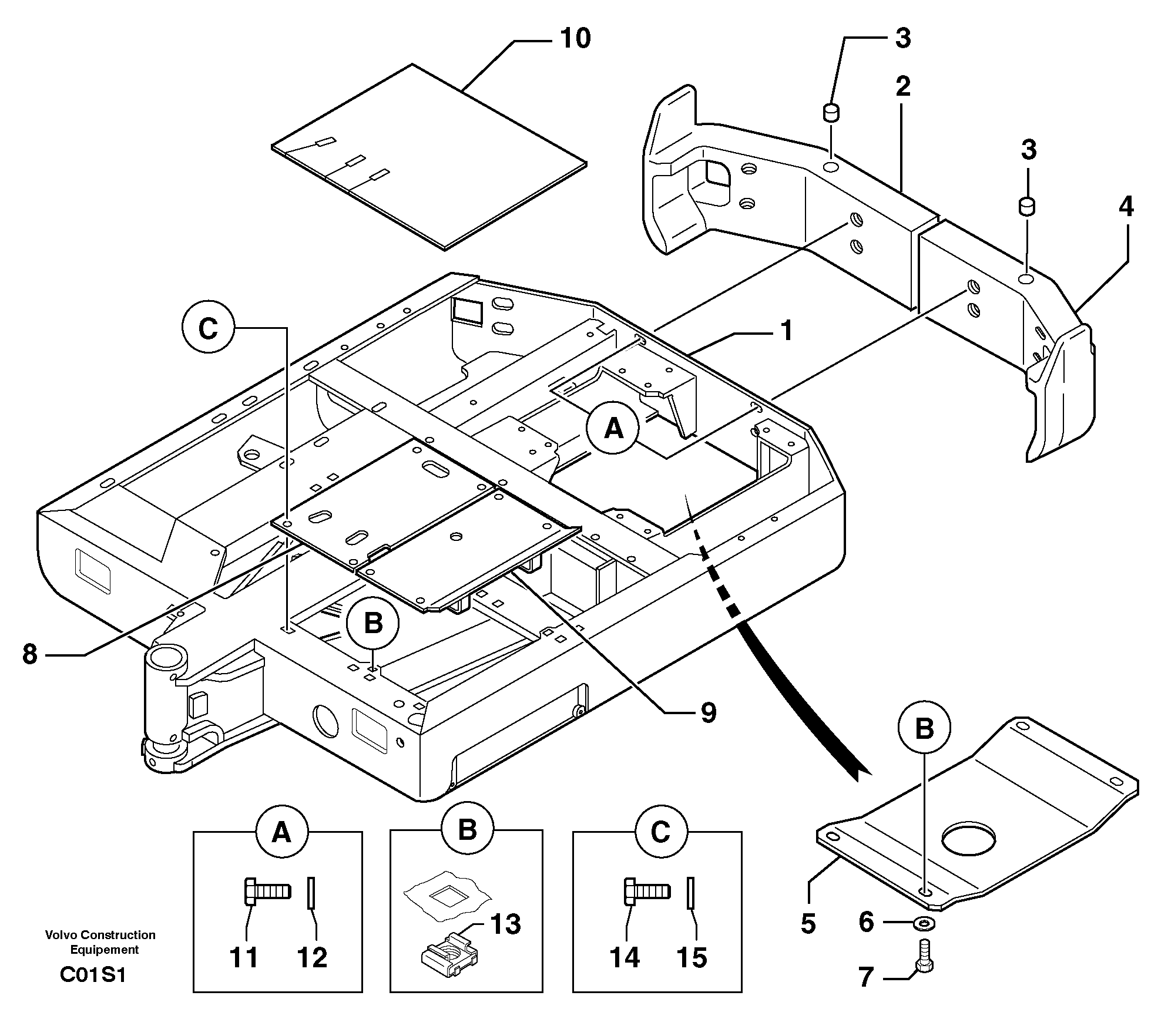 Floor Plate PJ3340246 VOLVO