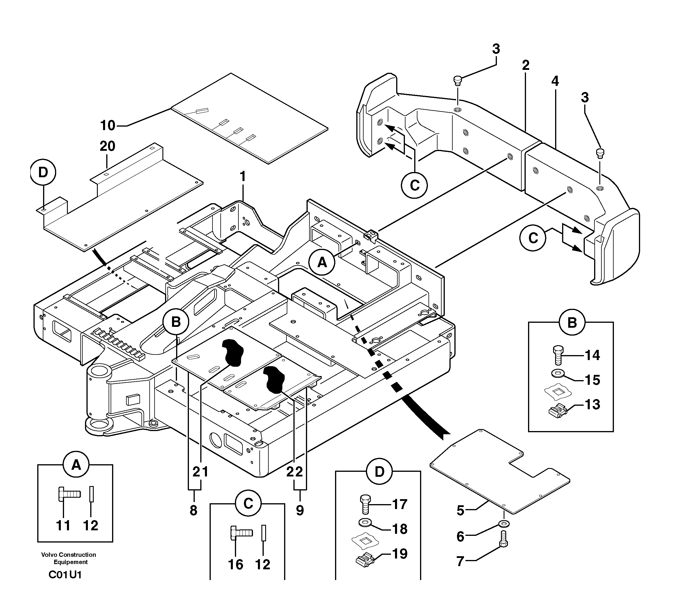 Floor Plate PJ5380680 VOLVO