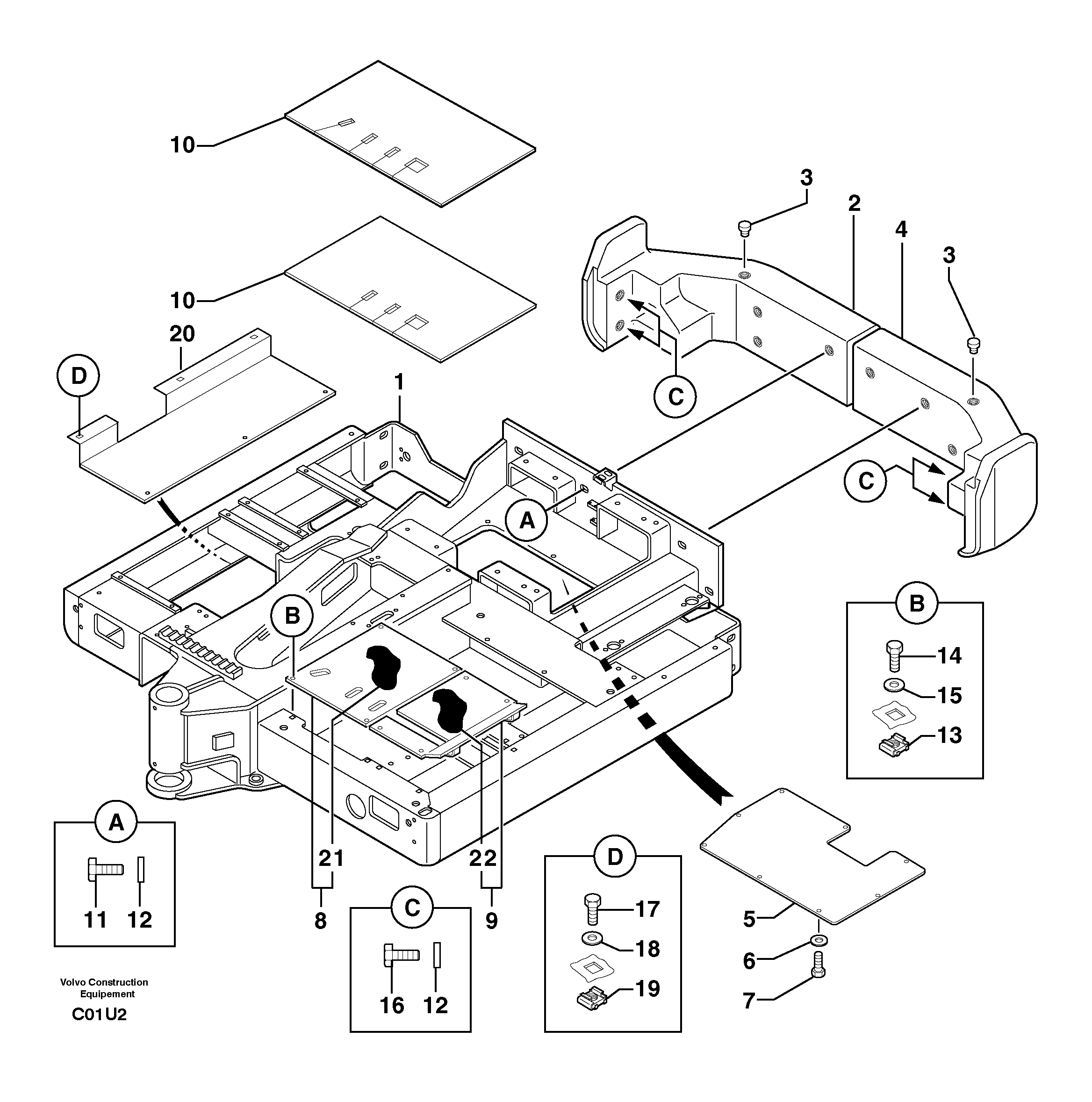 Floor Plate PJ5380686 VOLVO