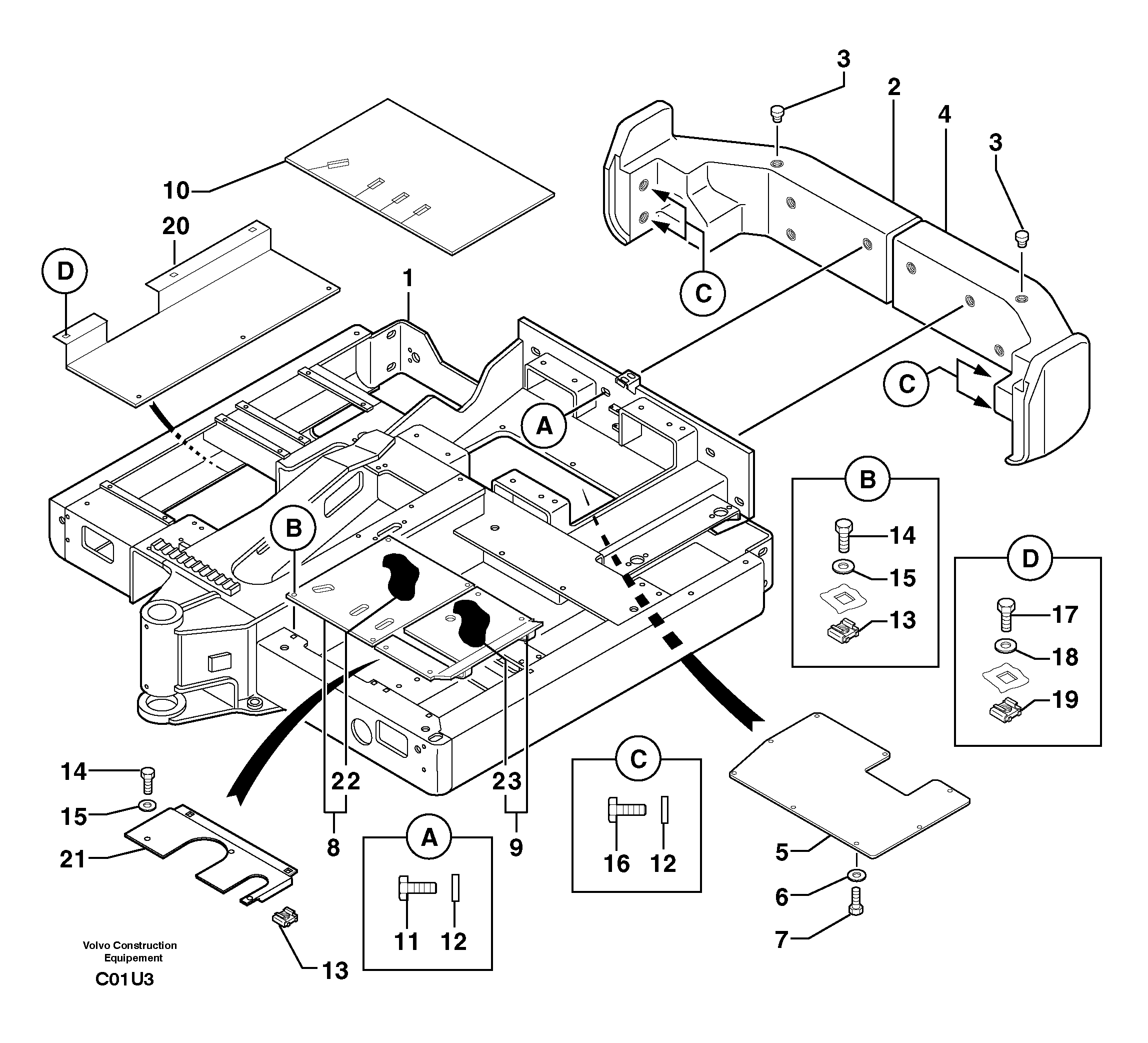 Floor Plate PJ5380682 VOLVO