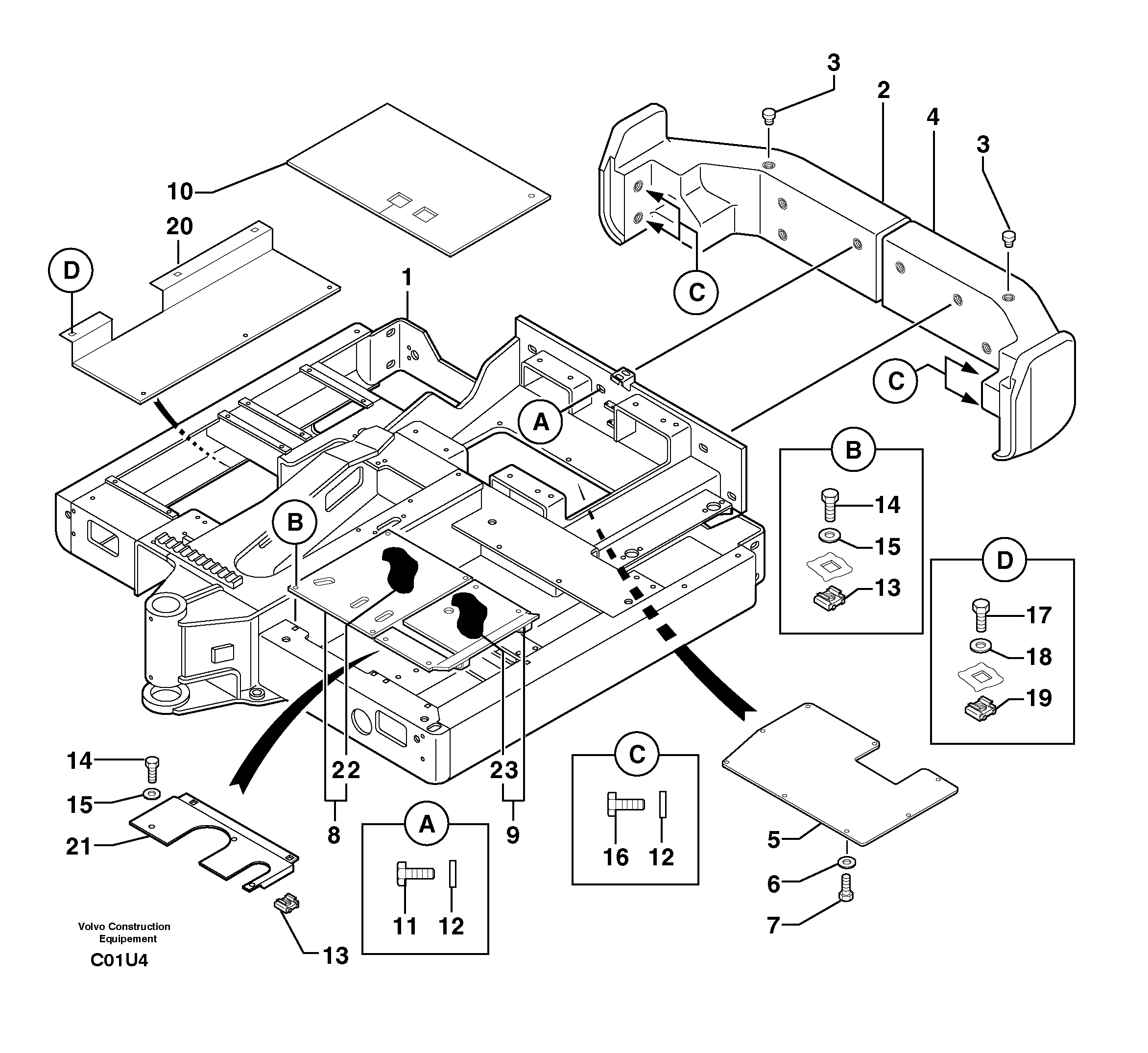 Floor Plate PJ5380687 VOLVO