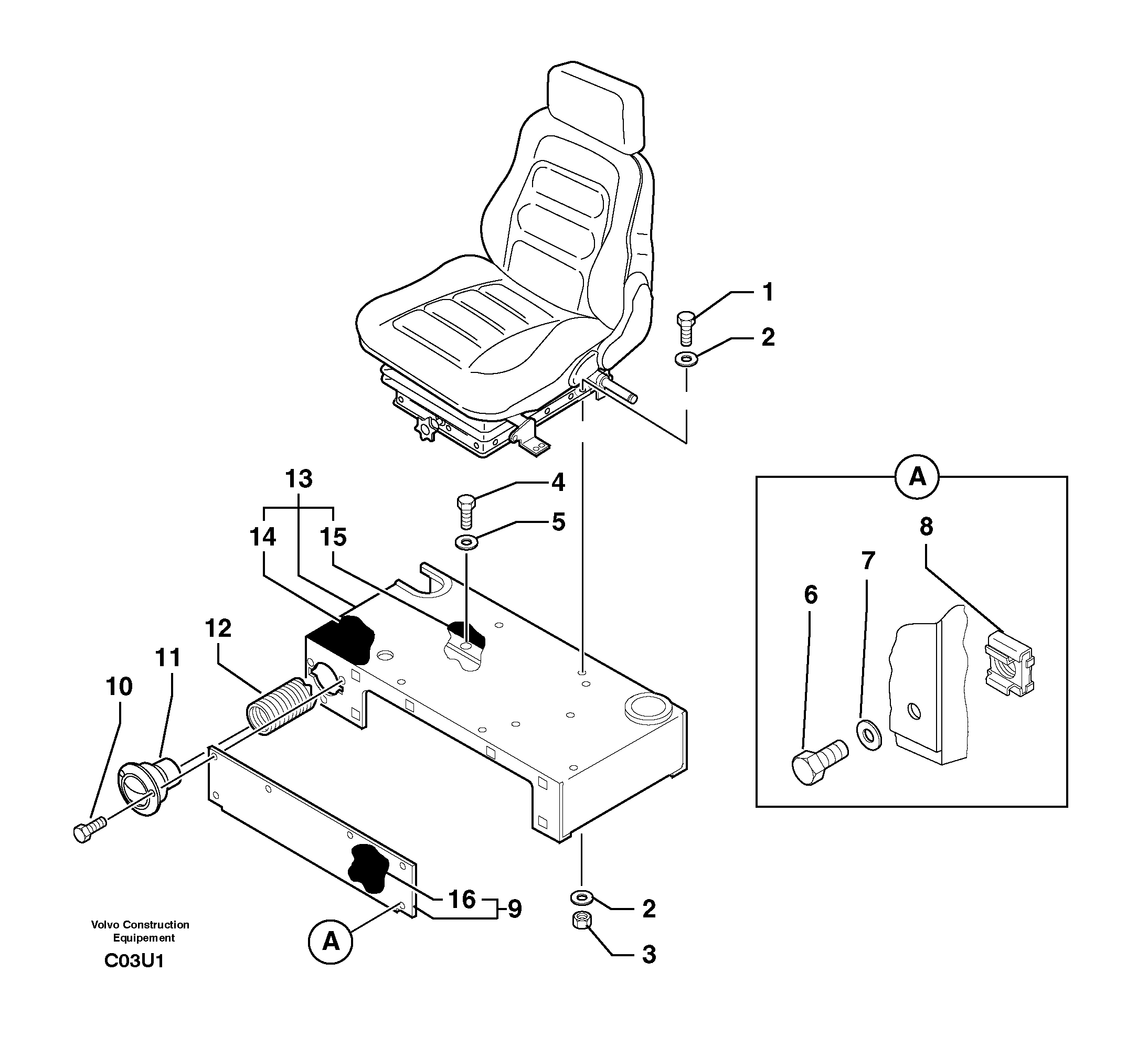 Protecting plate PJ5380685 VOLVO