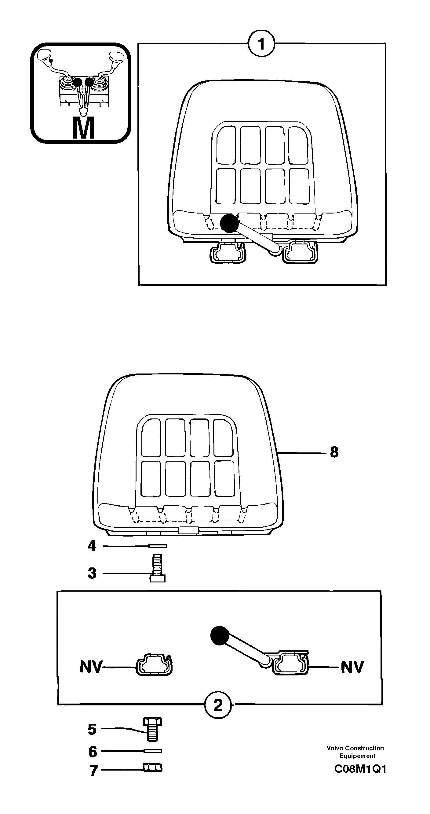 Seat PJ5700022 VOLVO