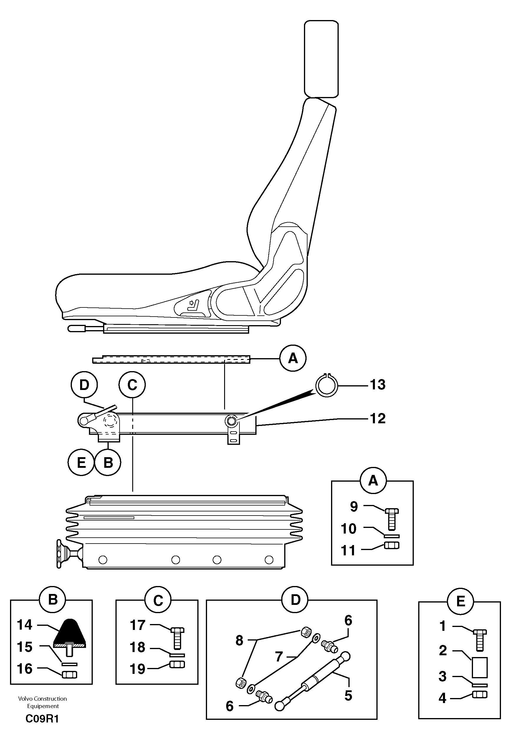 Spacer PJ3850016 VOLVO