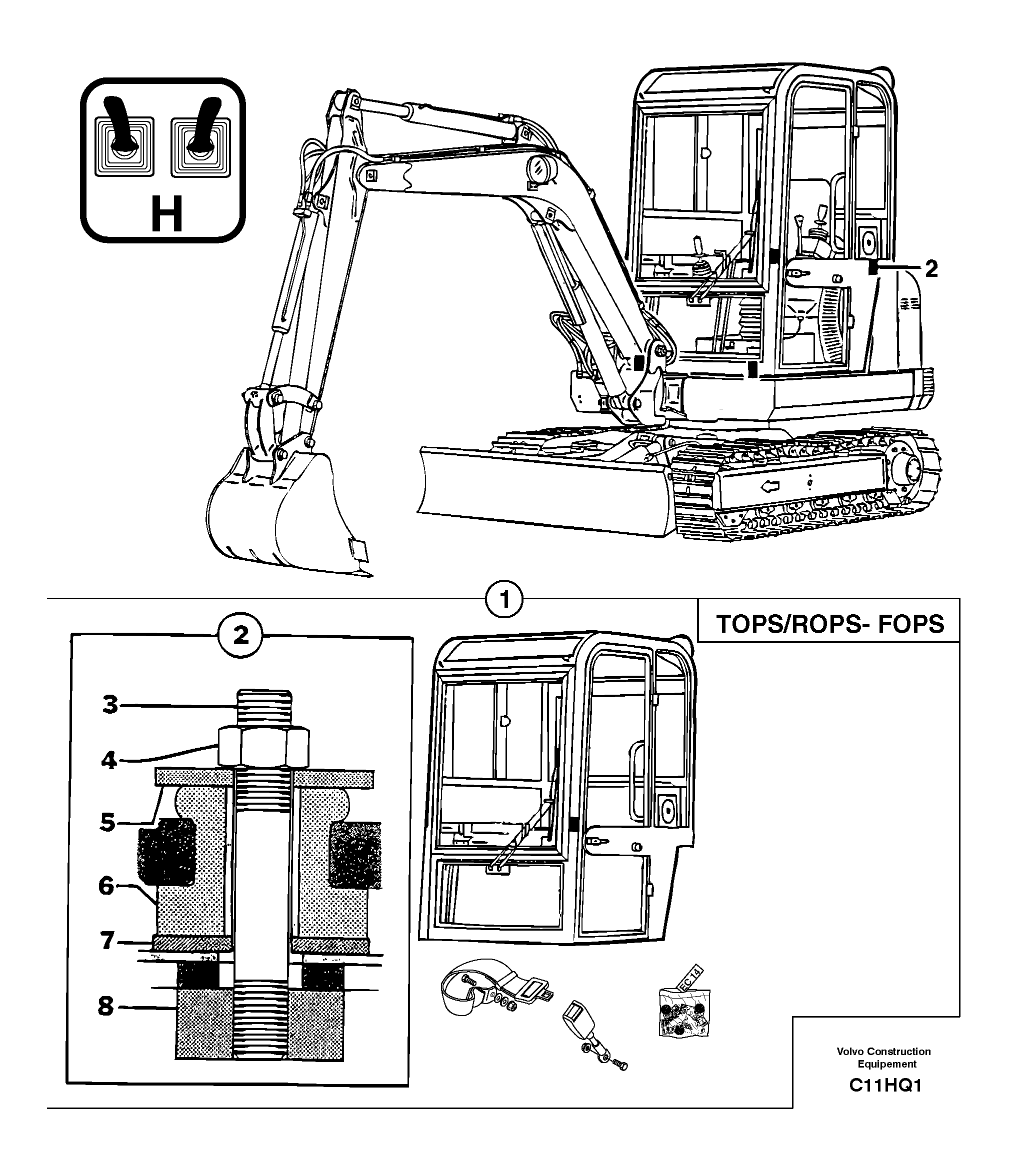 Attachment kit PJ5380282 VOLVO