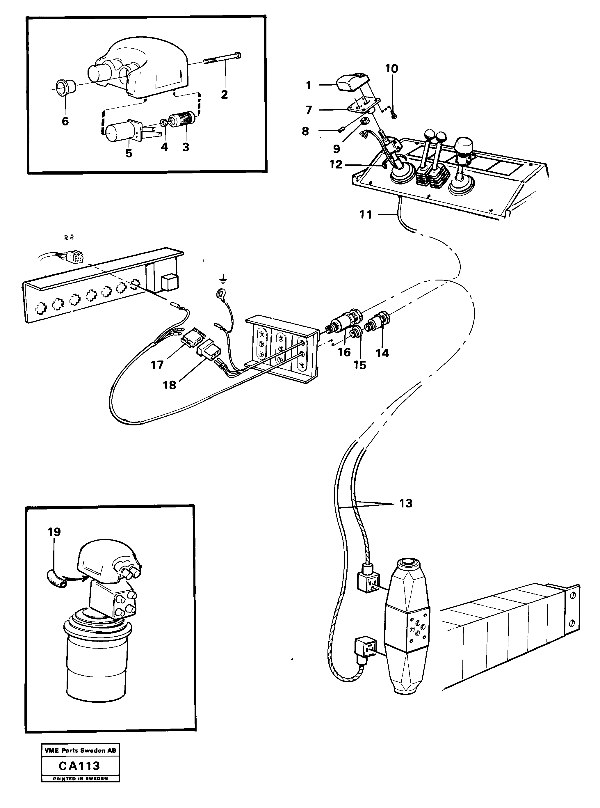 Left outrigger VOE11993475 VOLVO
