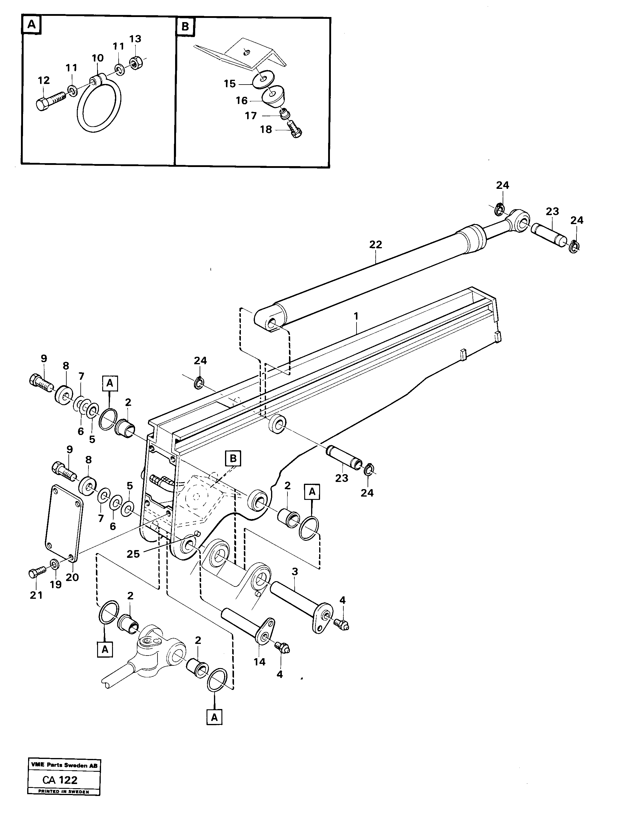 Bearing Spindle VOE4934028 VOLVO