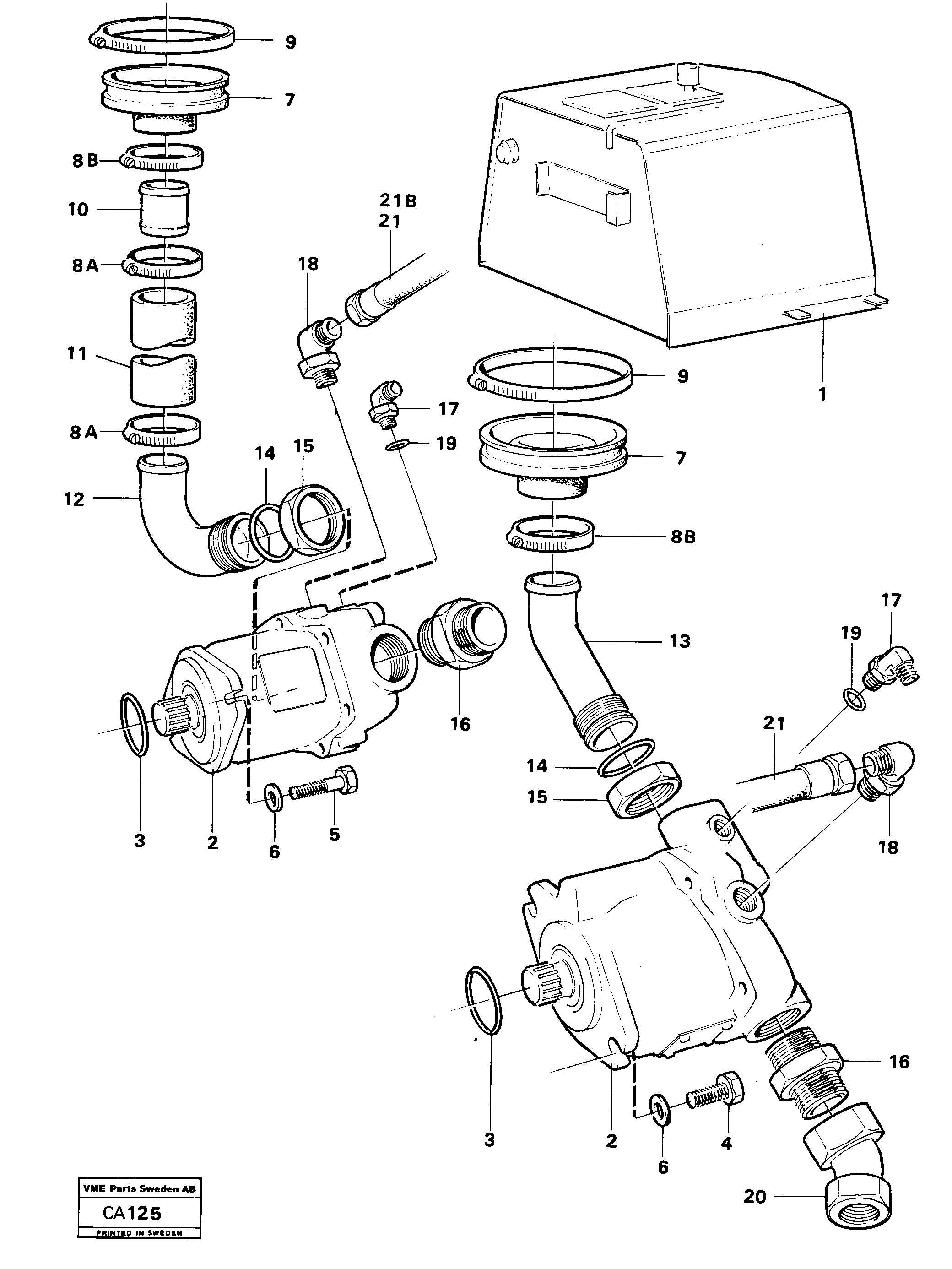 Air Horn VOE11008575 VOLVO