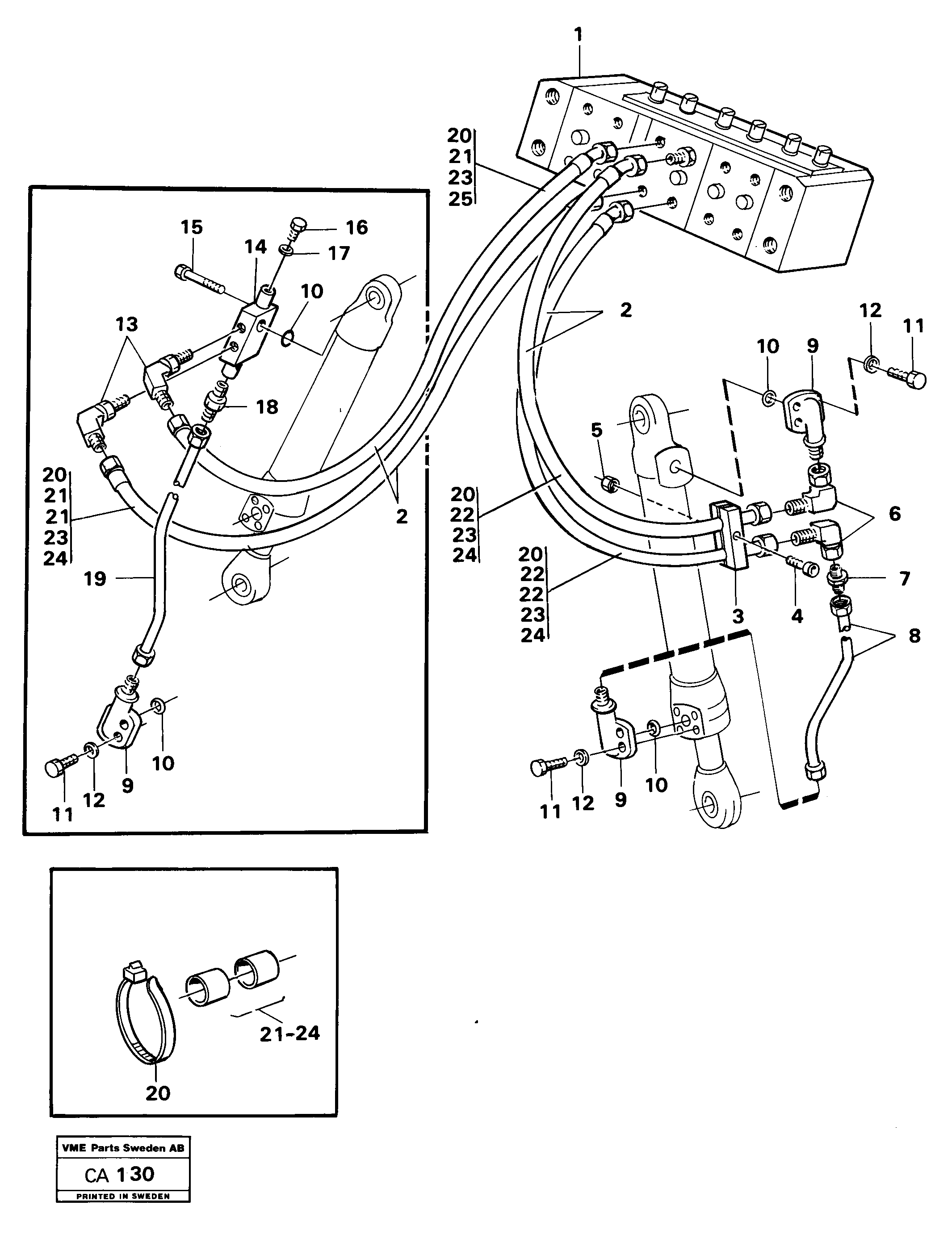 Fuel miser valve VOE4953619 VOLVO