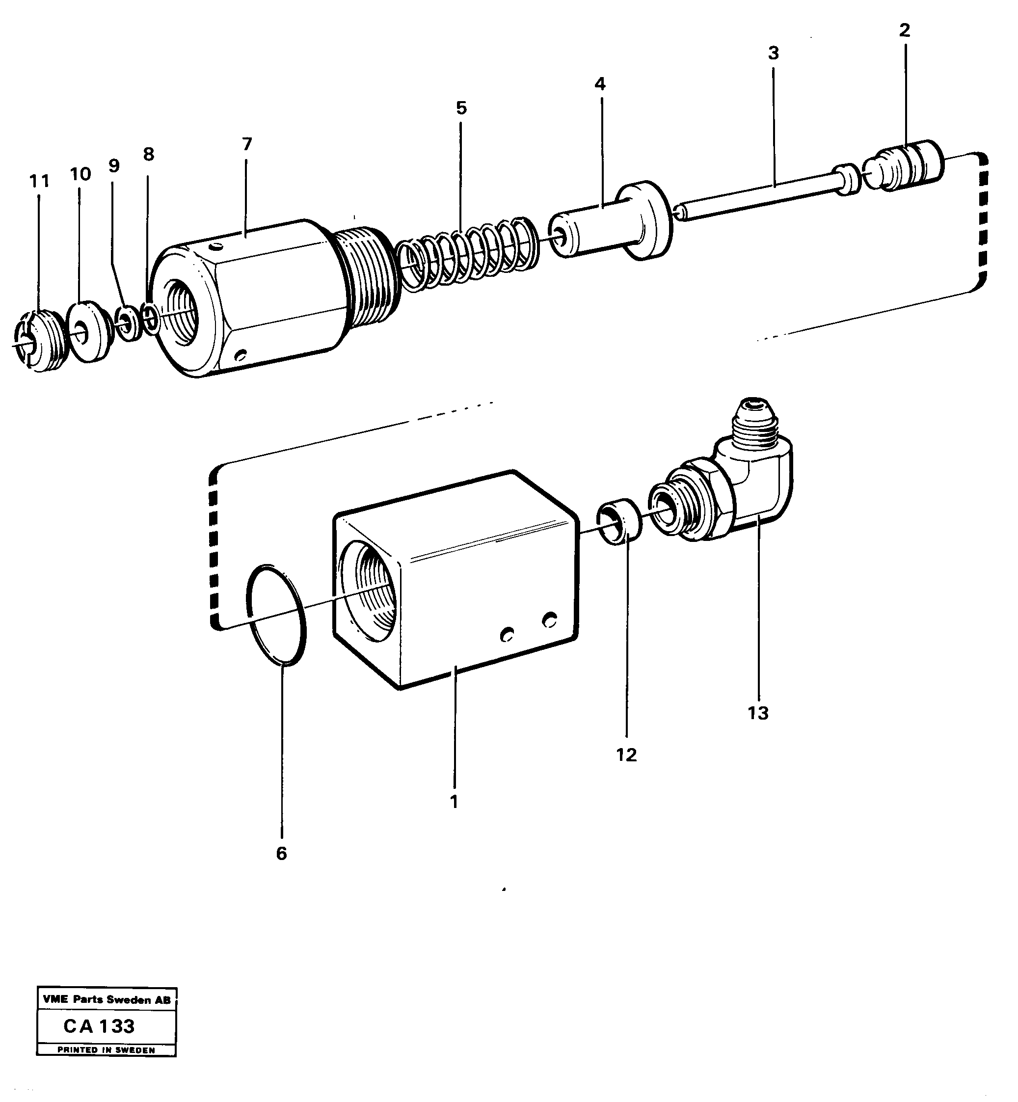 Frame, Centre VOE11008593 VOLVO