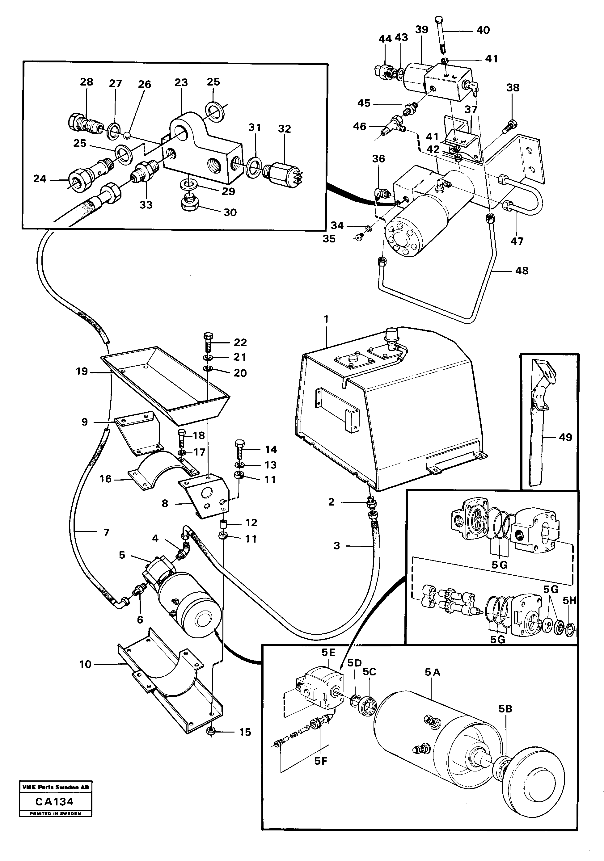 Piston Spring VOE4953963 VOLVO