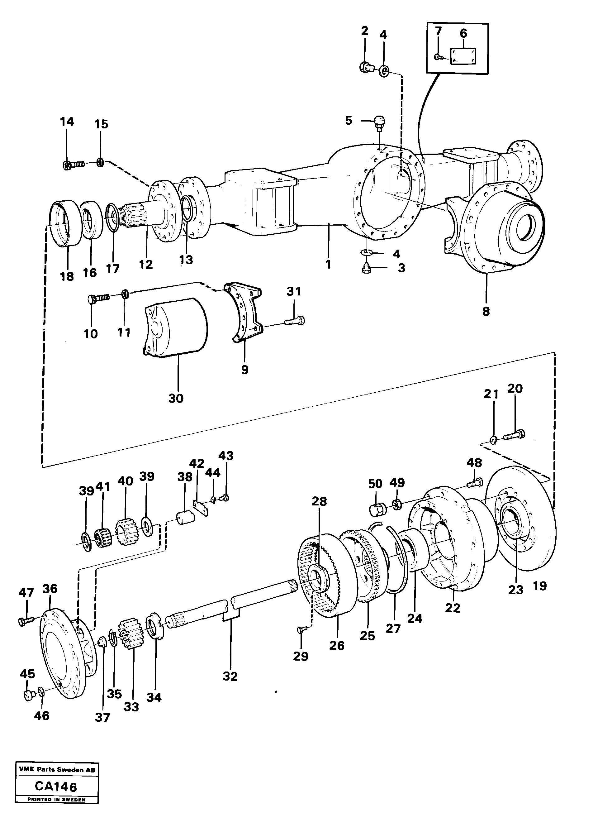 Bearing Housing VOE4870114 VOLVO