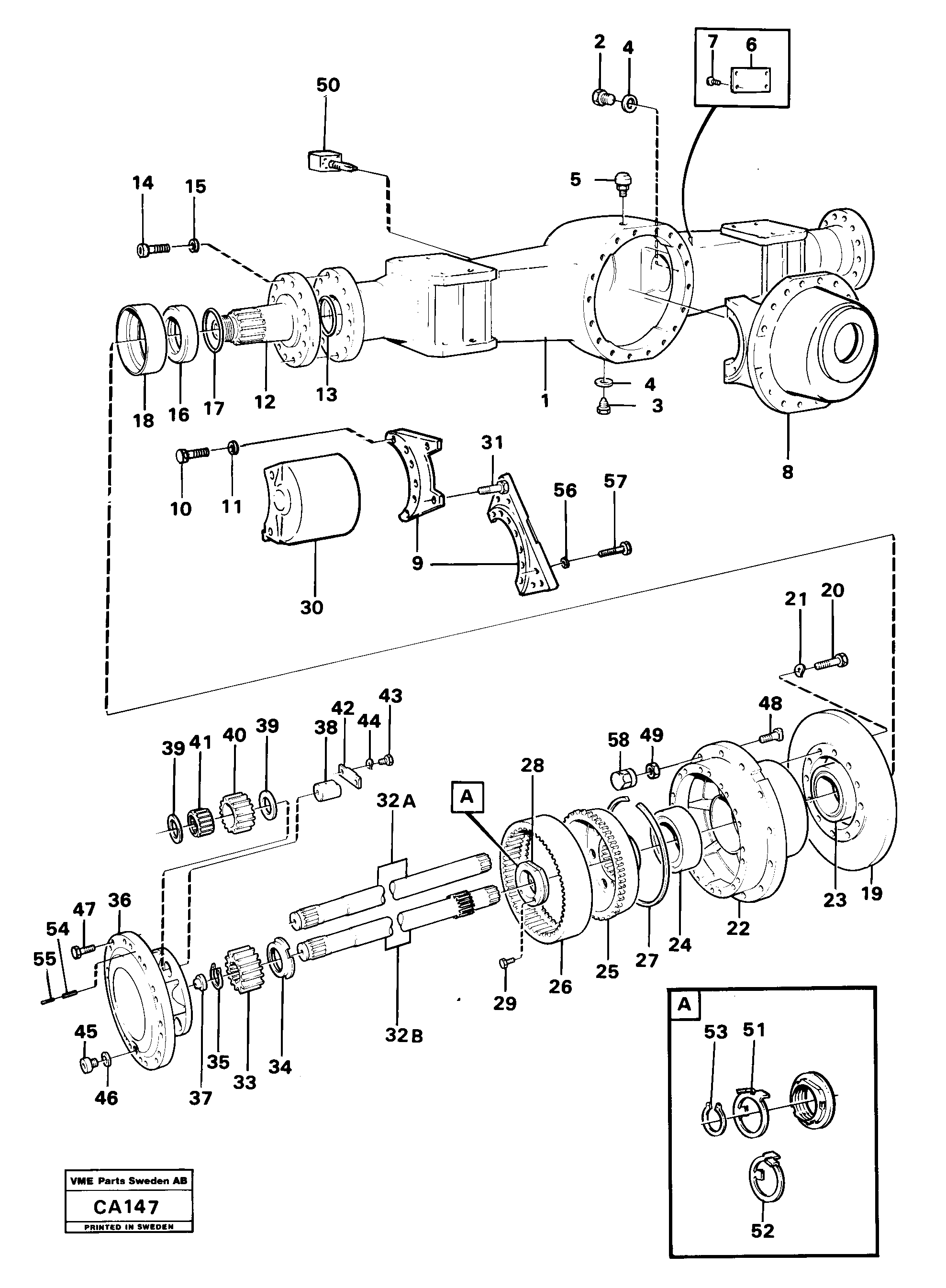 Bearing Housing VOE4870113 VOLVO