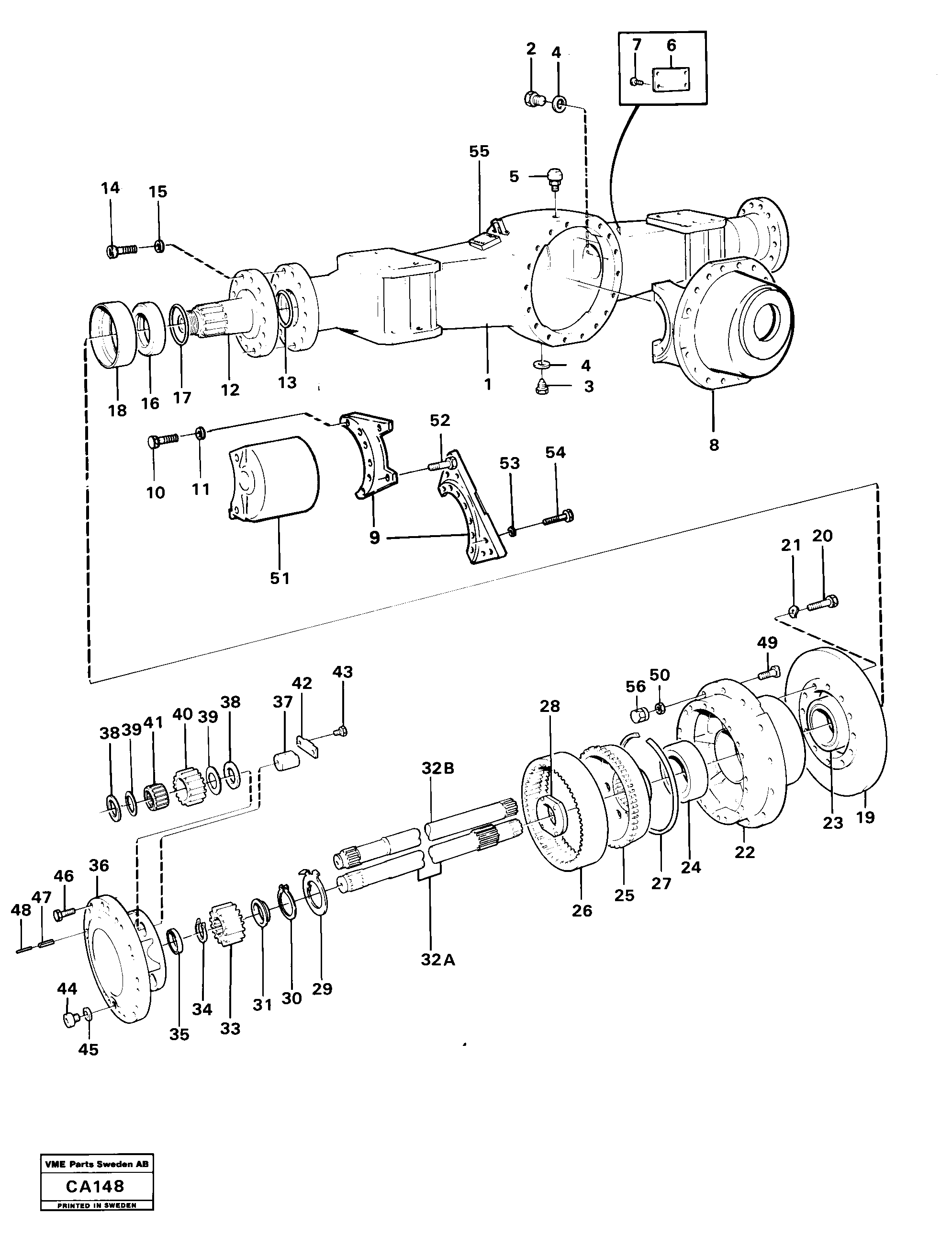 Bearing Housing VOE4870547 VOLVO