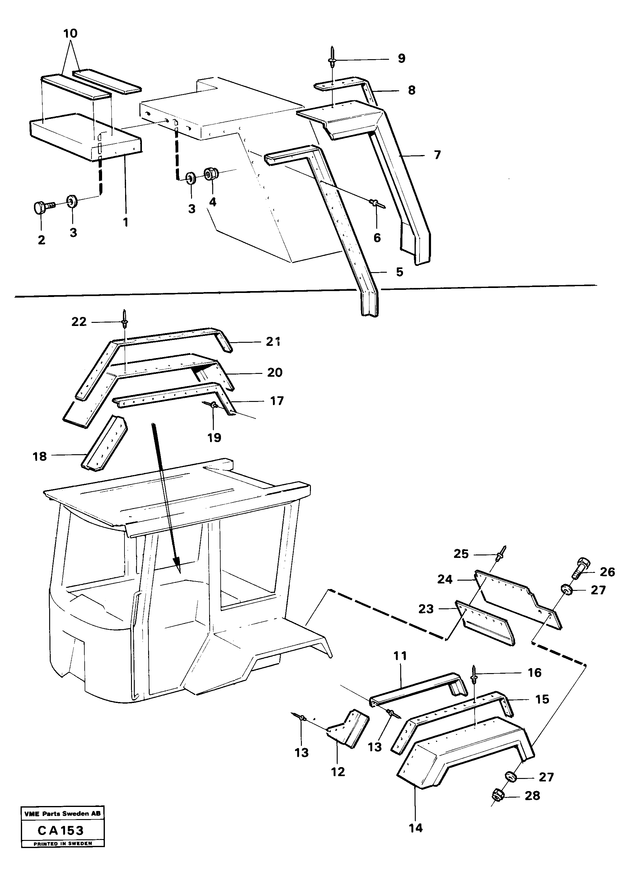 Hinge Fitting VOE11008516 VOLVO