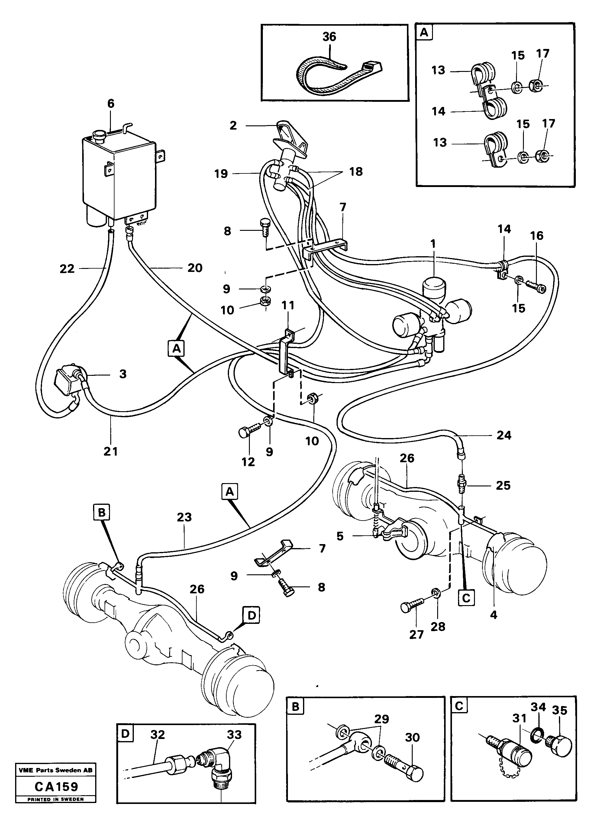 Timing gear casing VOE932299 VOLVO