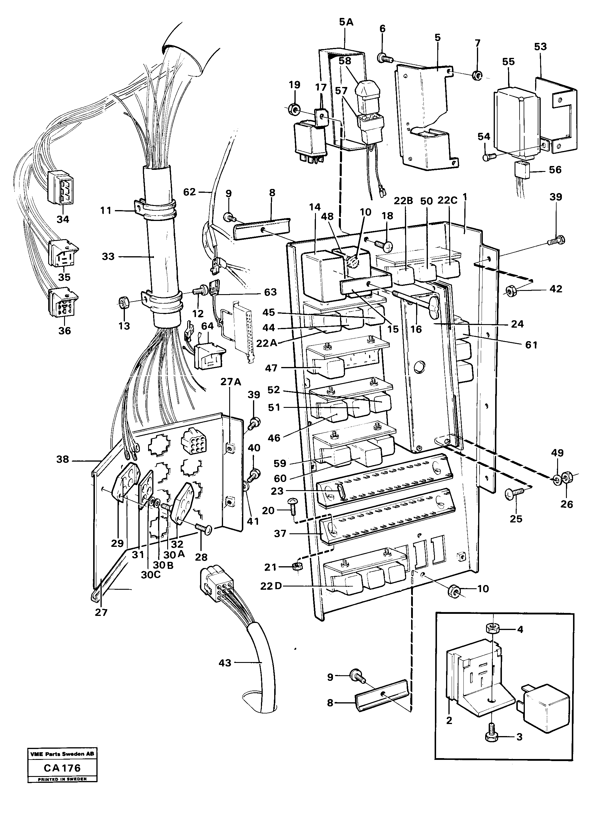 Cable harness VOE4953275 VOLVO