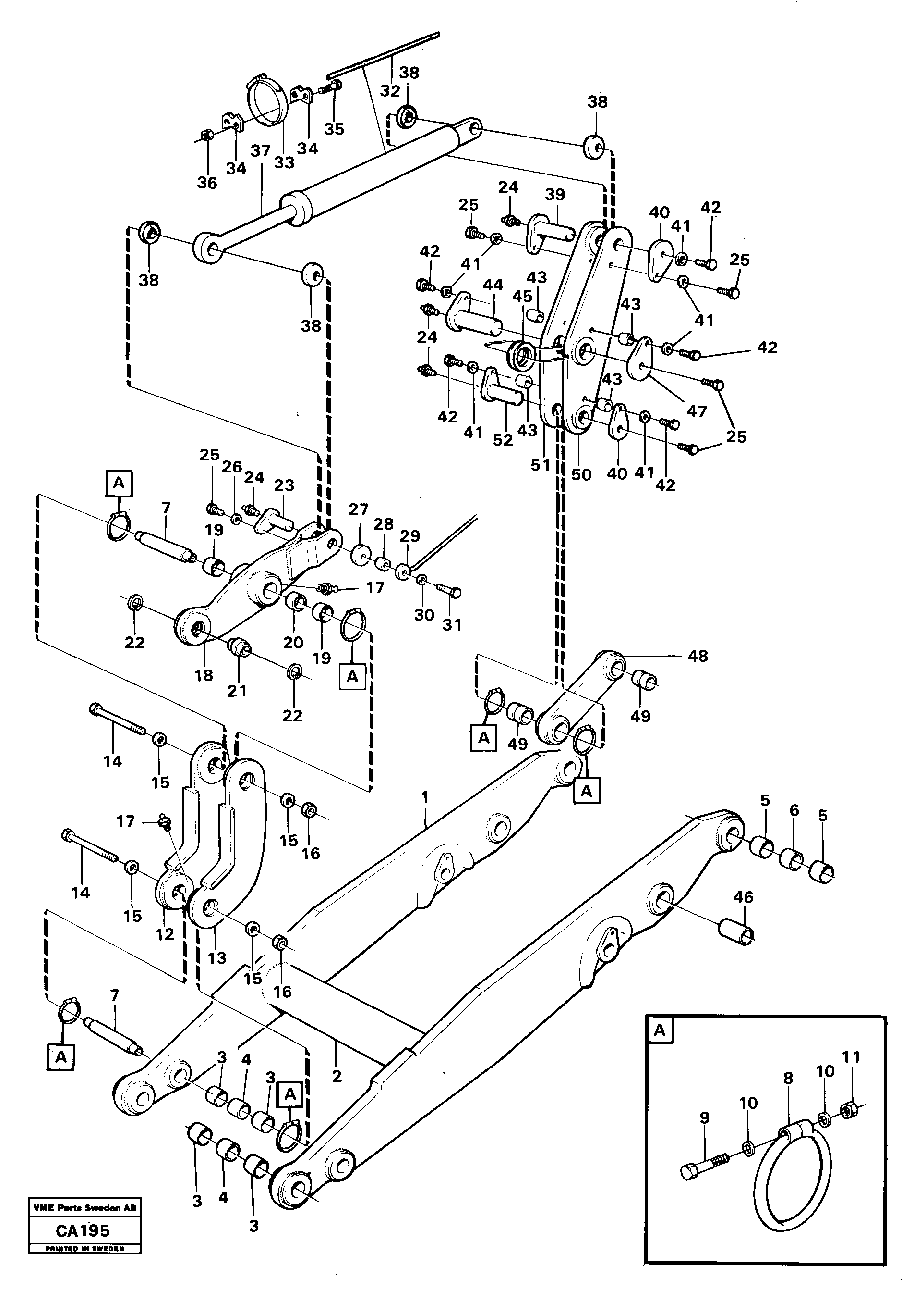Bearing Spindle VOE4934498 VOLVO