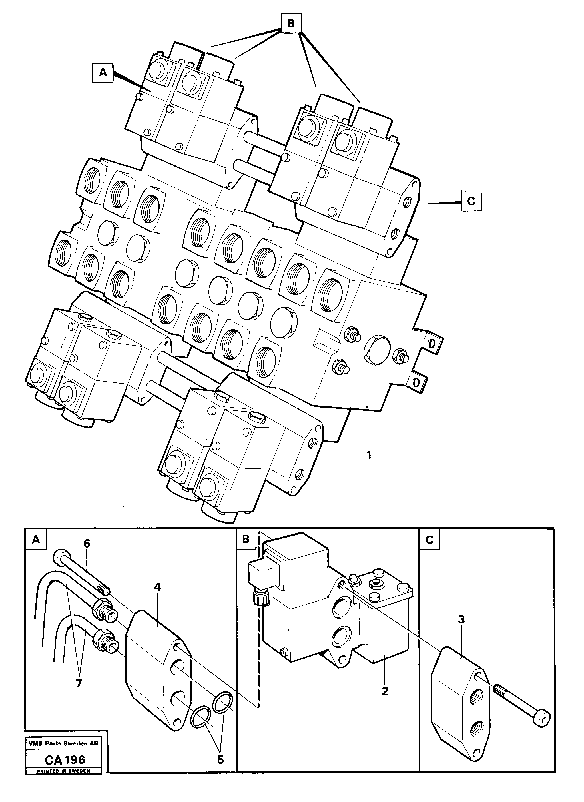 Fuel miser ventil VOE11996399 VOLVO