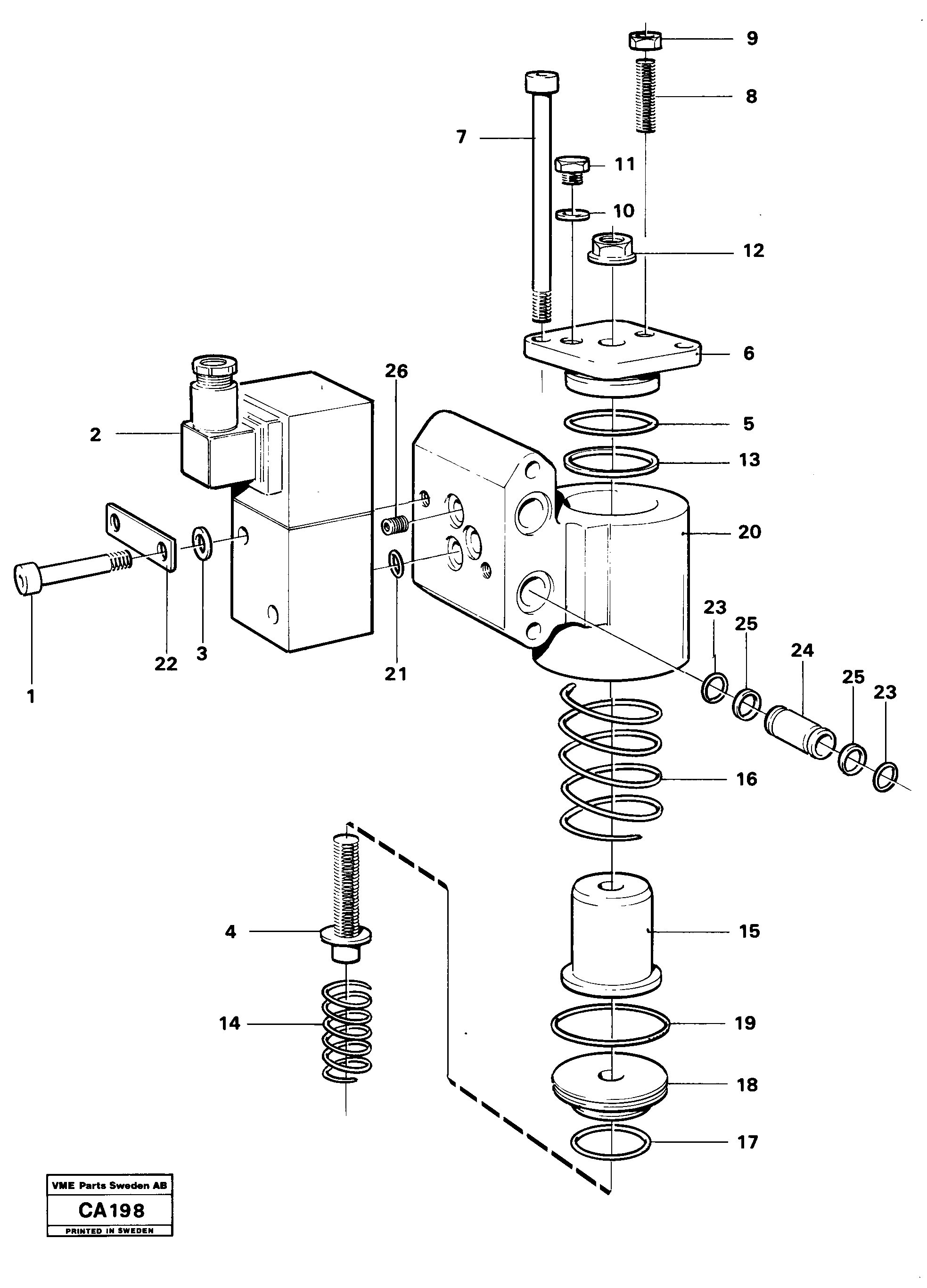 Back-up ring VOE11991658 VOLVO