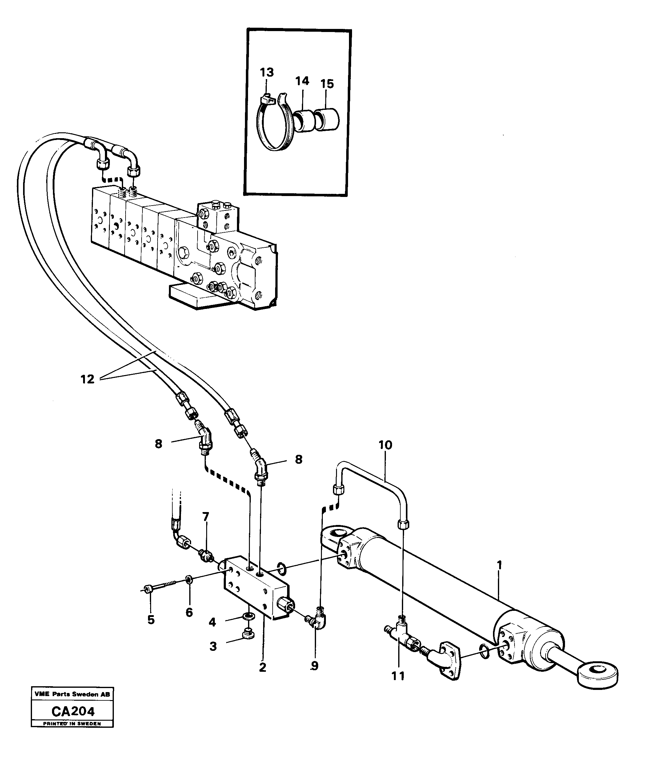 Fuel miser valve VOE4953679 VOLVO