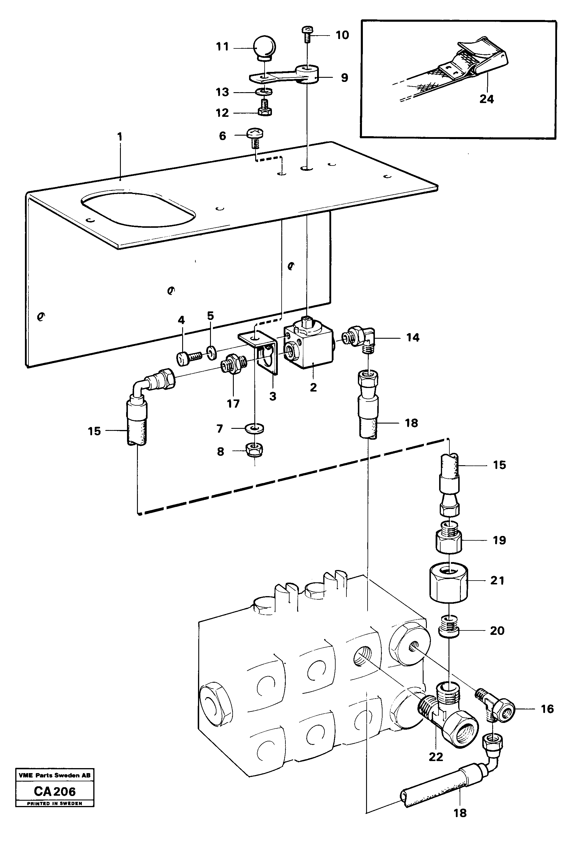 Heating Pipe VOE4766688 VOLVO
