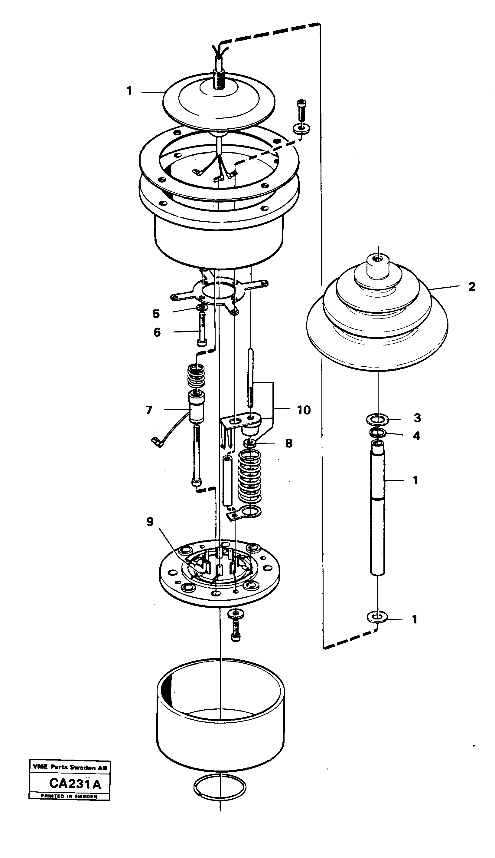 Water Reservoir VOE4881734 VOLVO