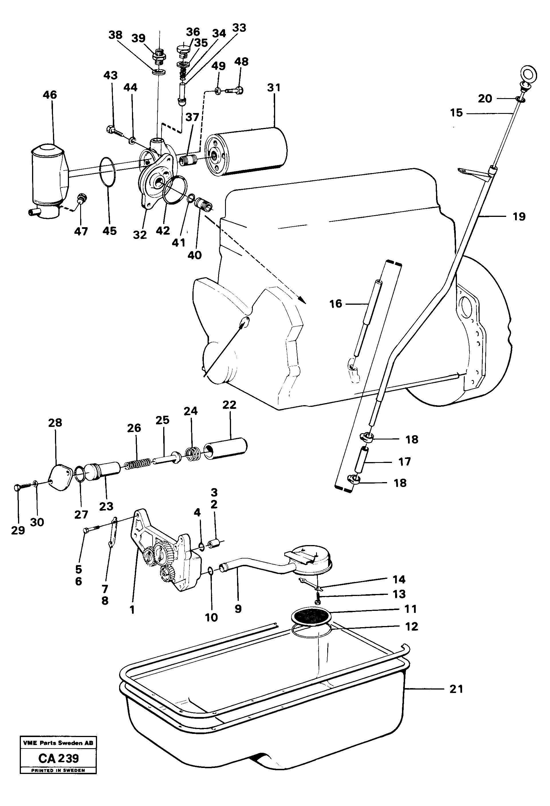 Fuel miser valve VOE4804882 VOLVO