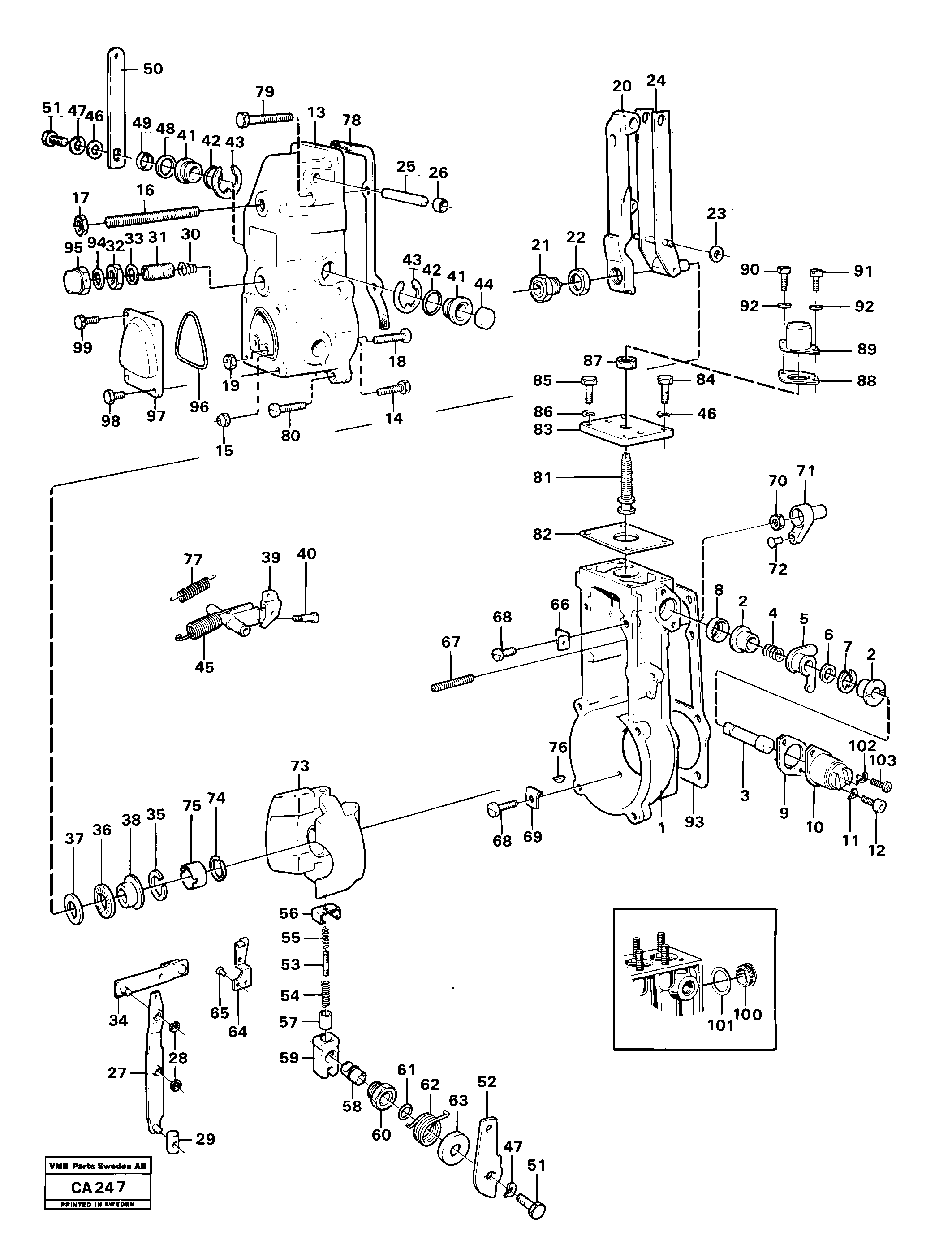 Washer VOE845429 VOLVO