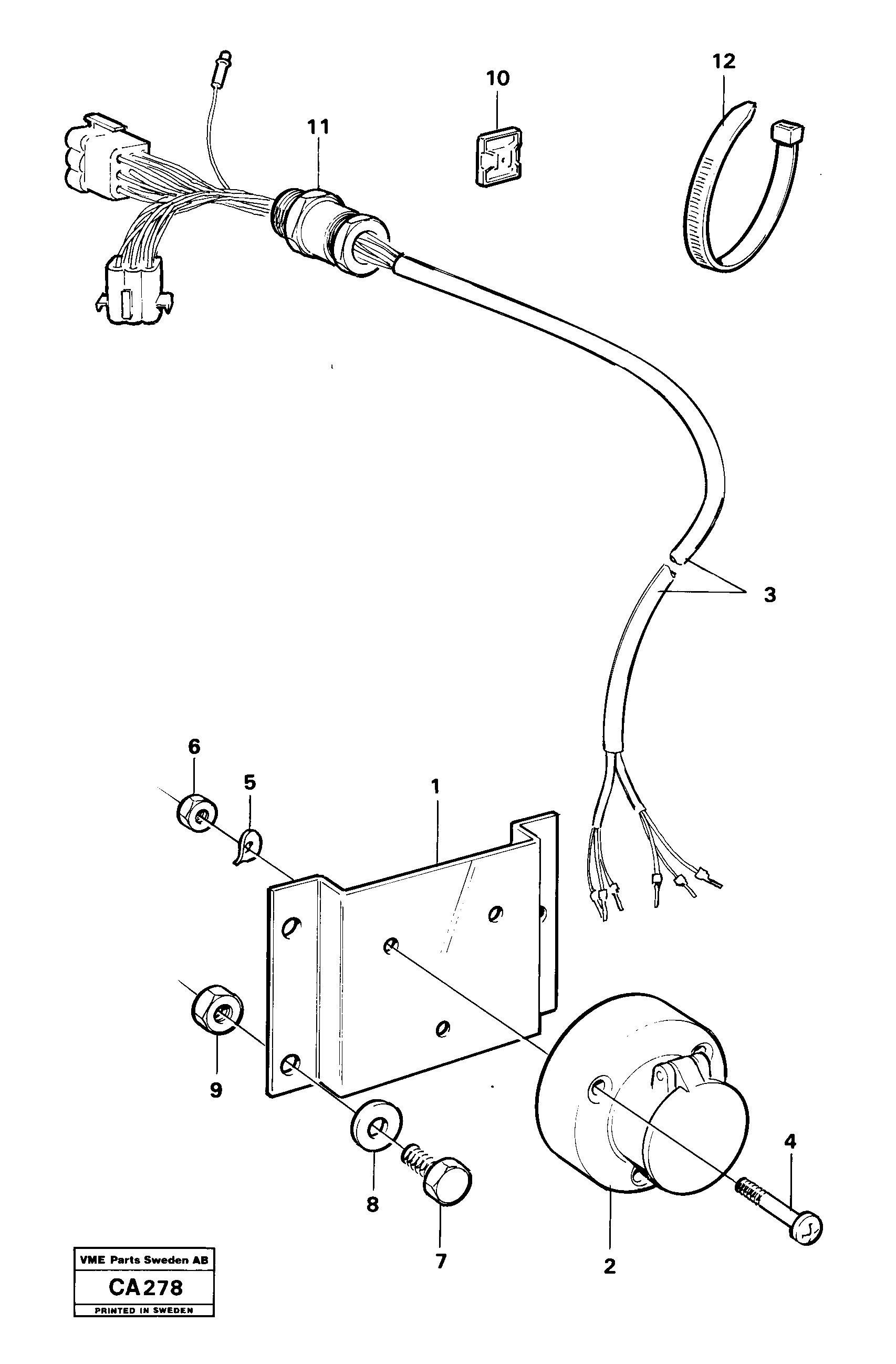 Cable harness VOE4766700 VOLVO