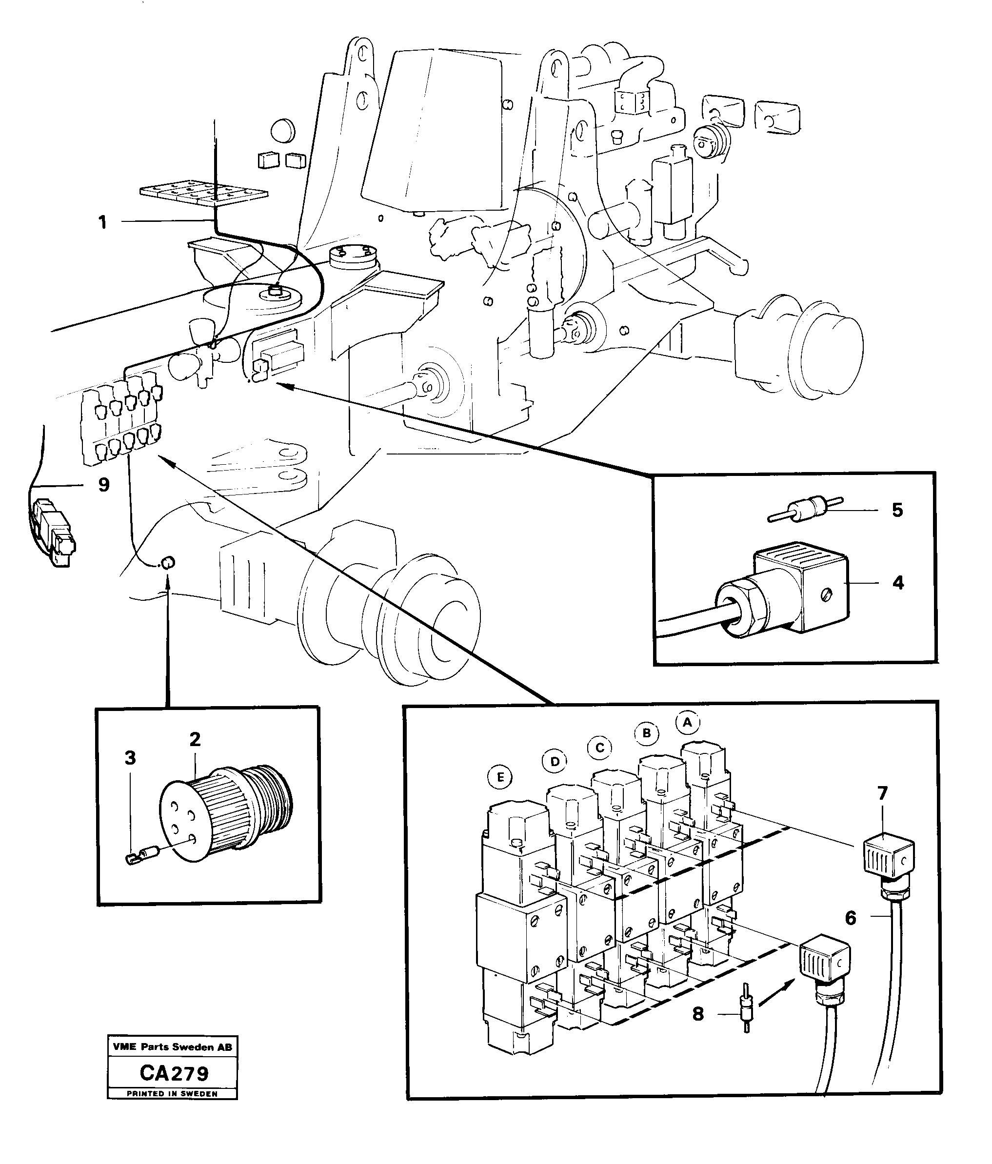 Cable harness VOE4953701 VOLVO