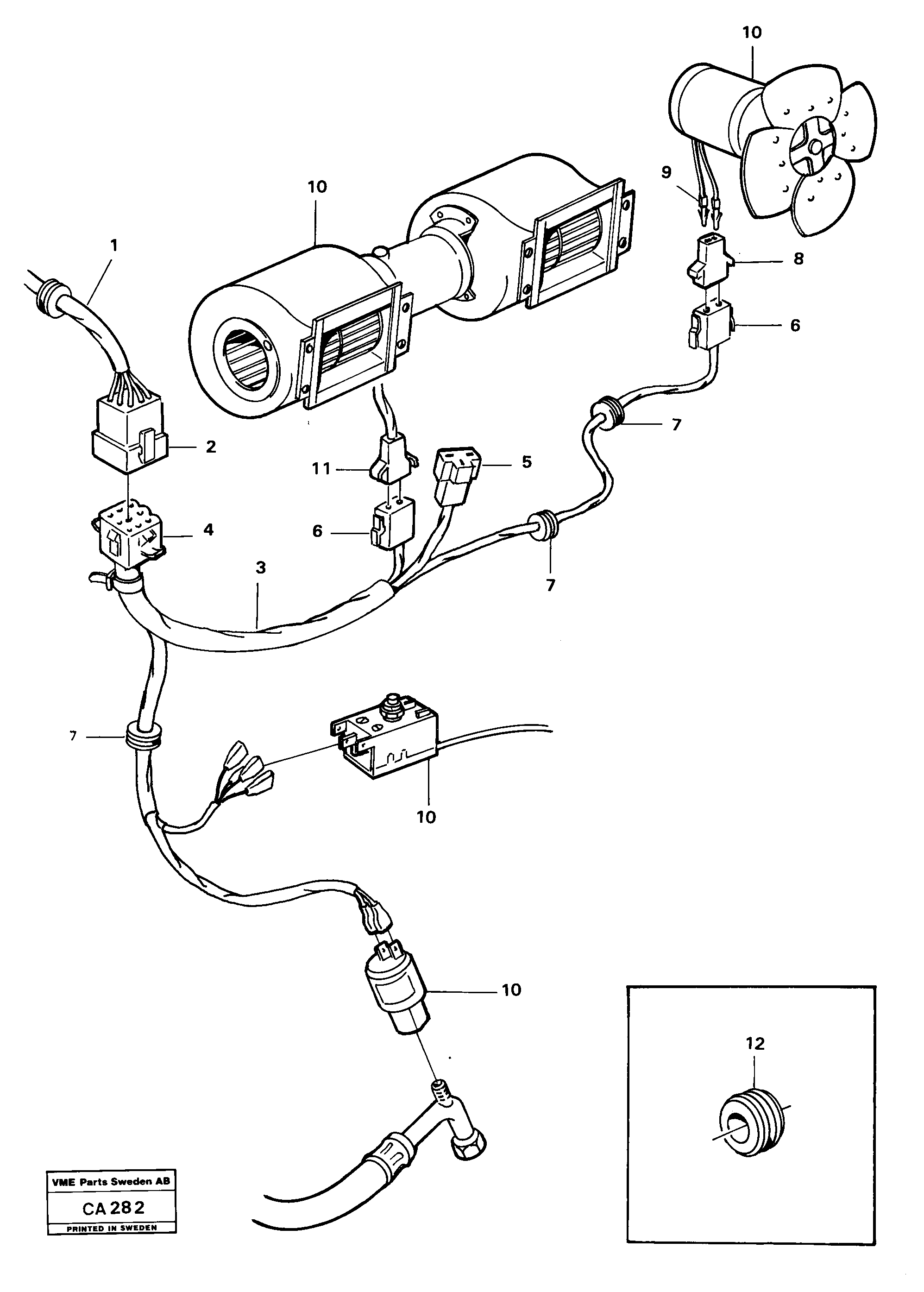 Корпус гнезда VOE4803595 VOLVO