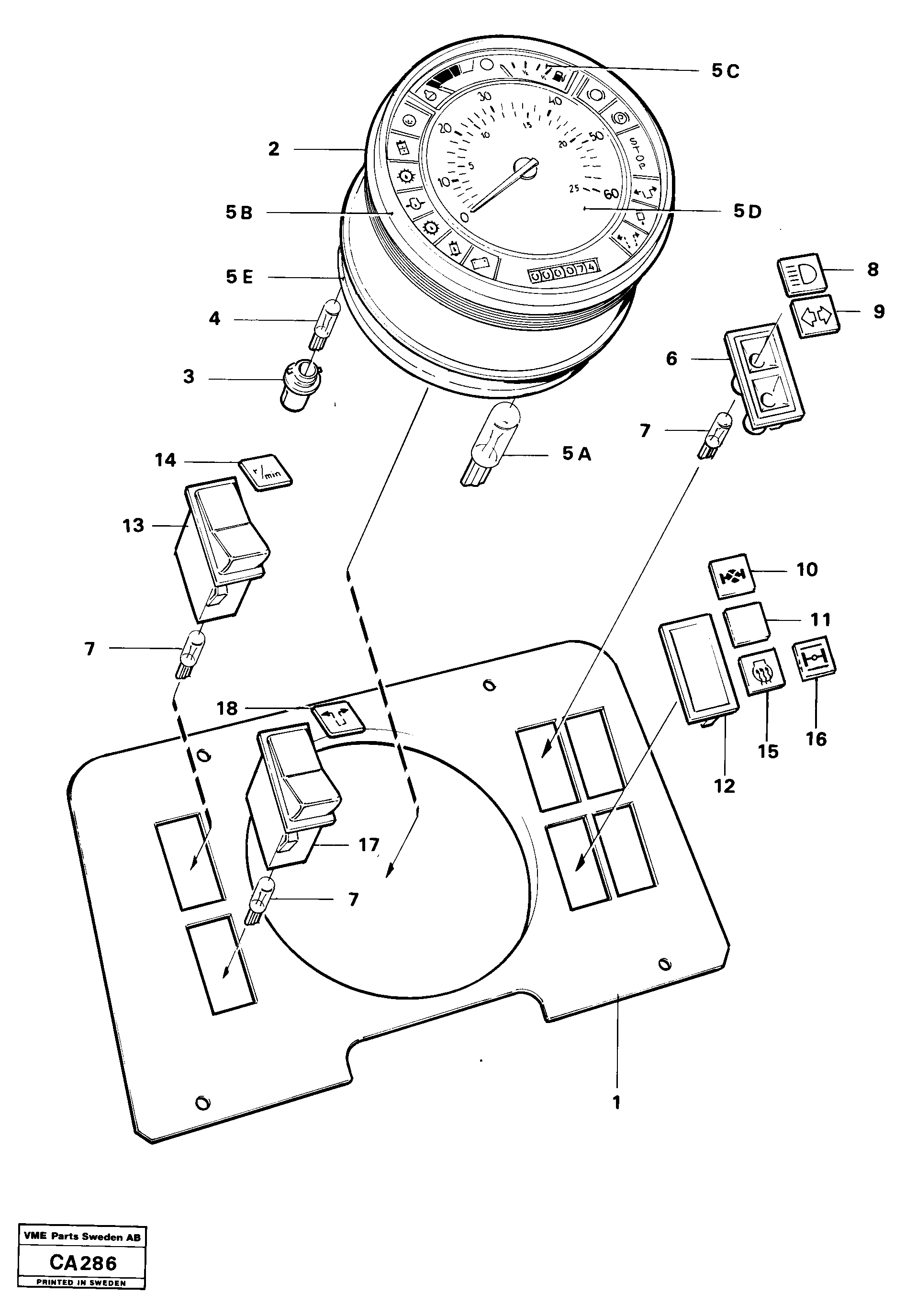 Captive Nut VOE11992802 VOLVO