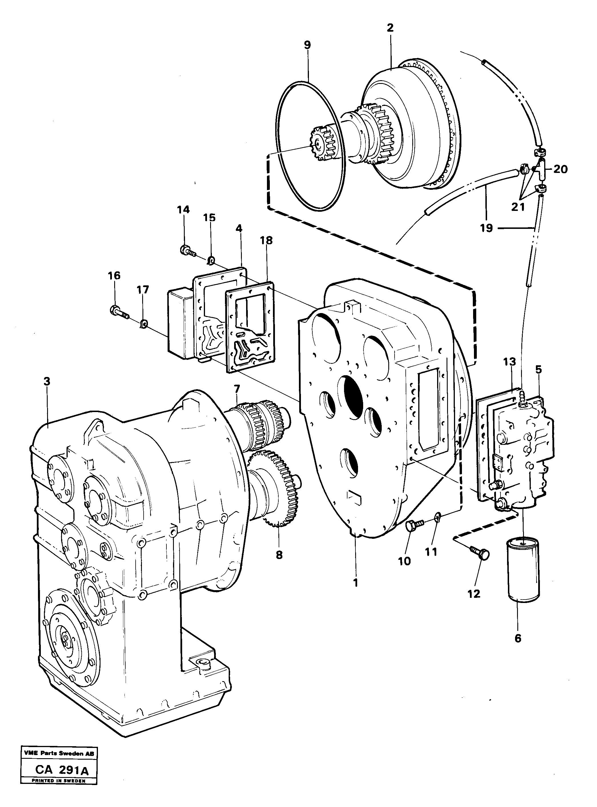 Transmission VOE30829 VOLVO