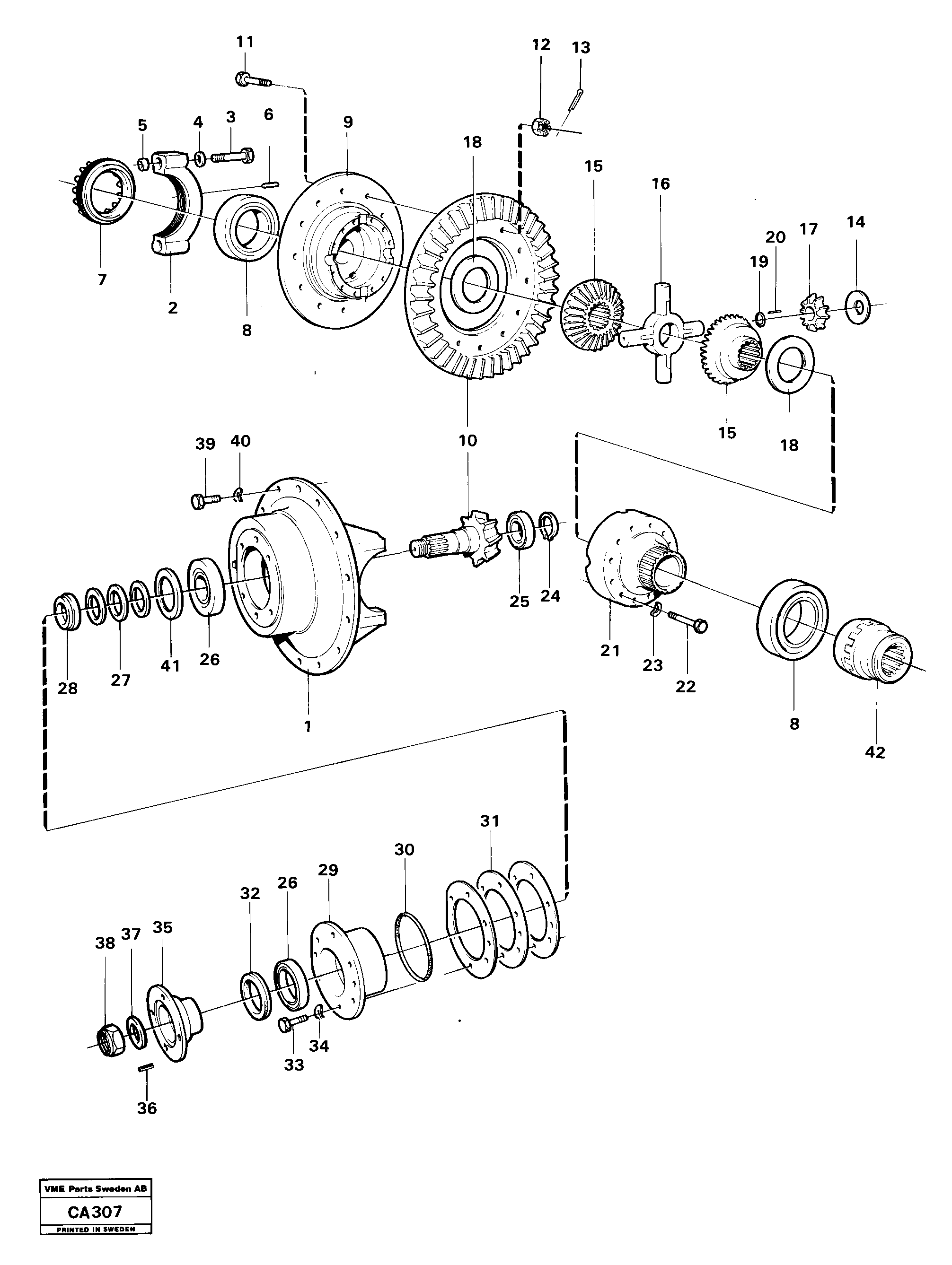 Pin Brg Sleeve VOE4870546 VOLVO