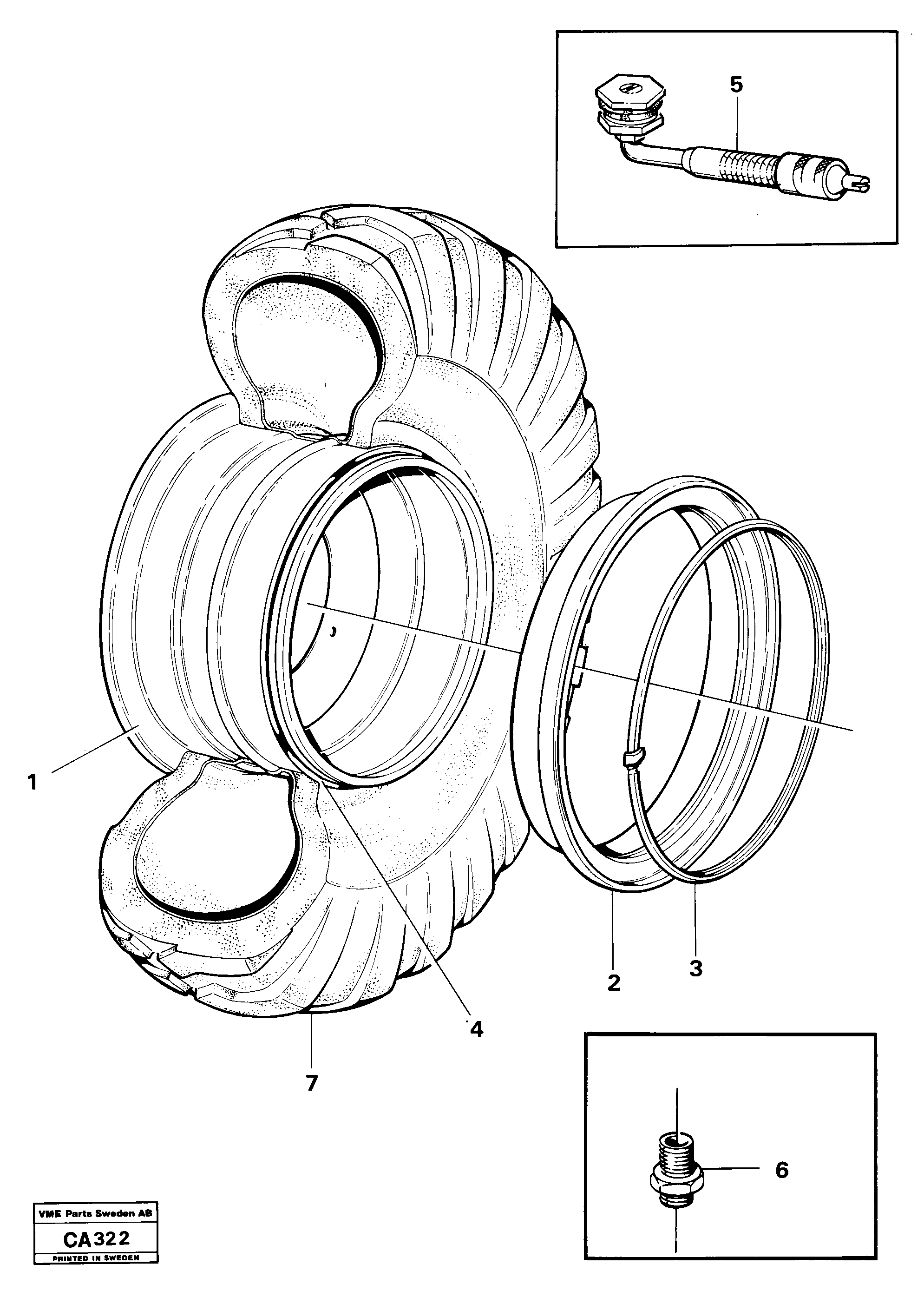 Wheel VOE90965 VOLVO