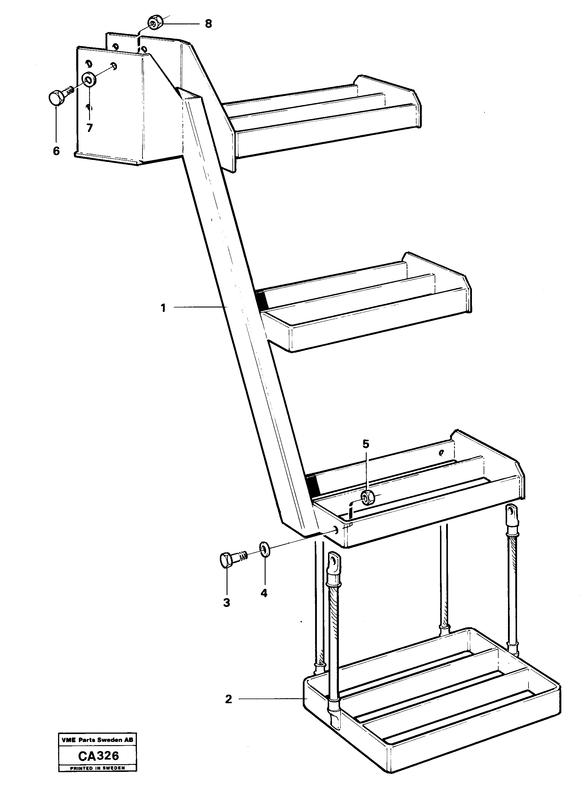 Ladder VOE11008423 VOLVO
