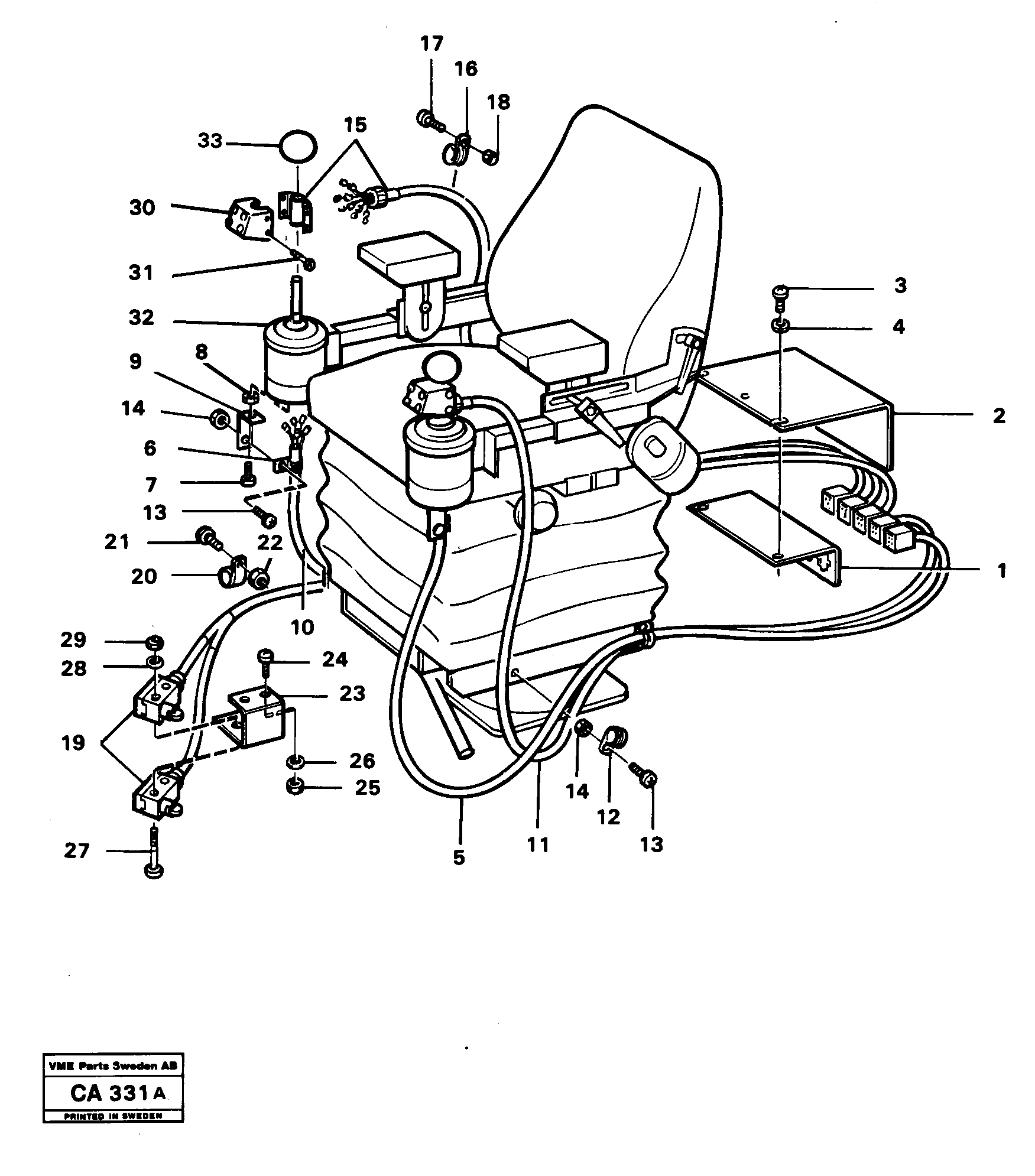 Cable harness VOE11008247 VOLVO