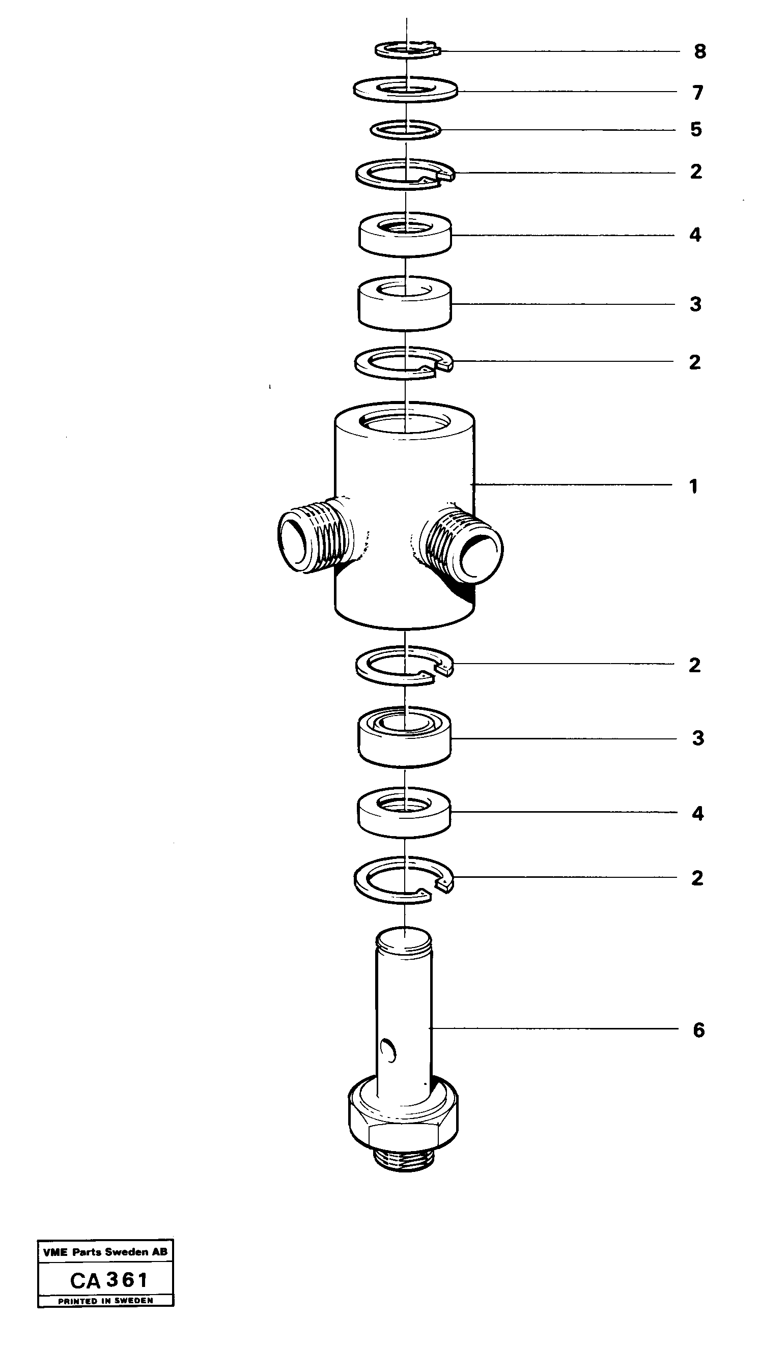 Safety Brace VOE11005080 VOLVO