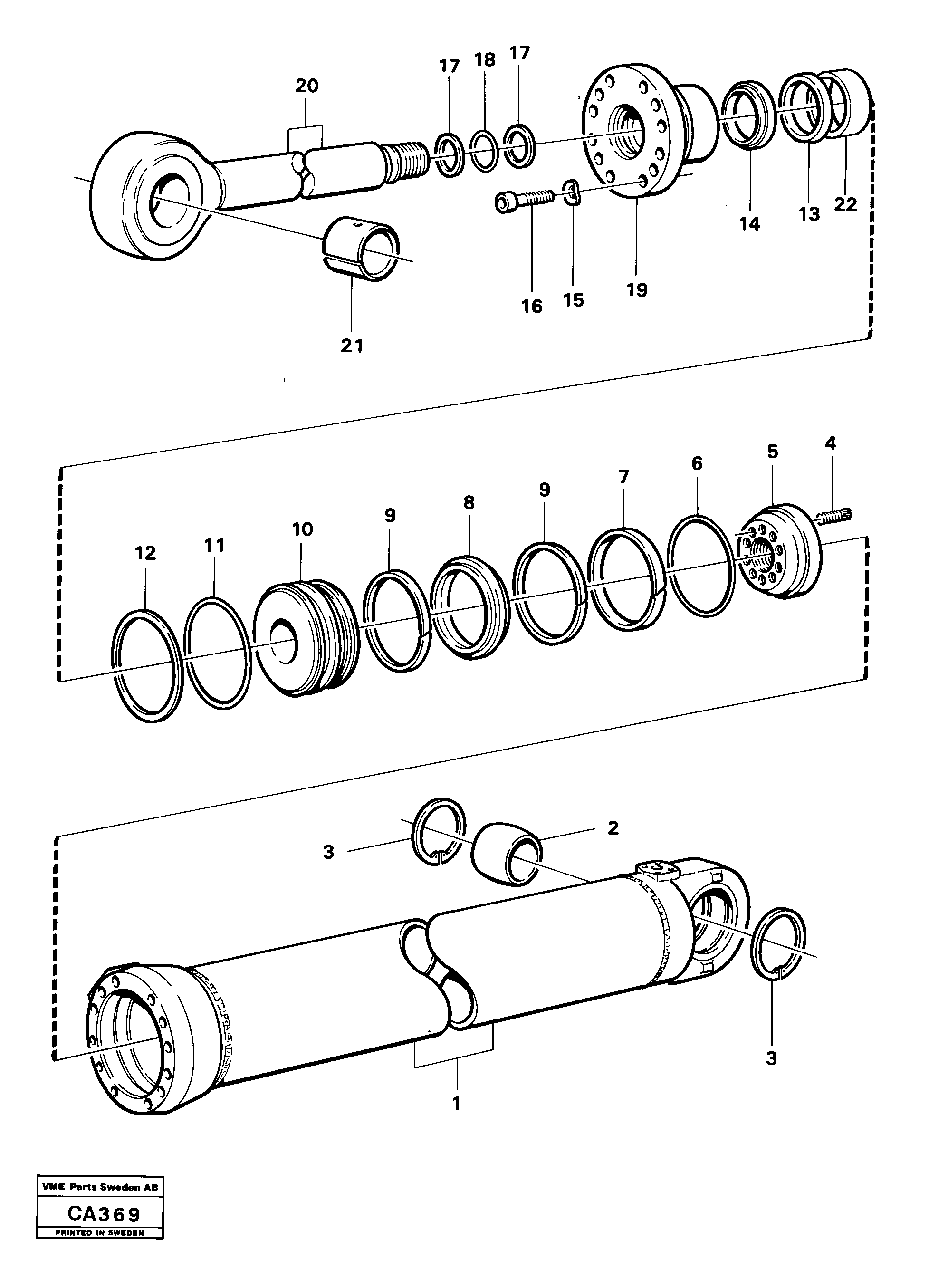 Safety Bolt VOE4833295 VOLVO