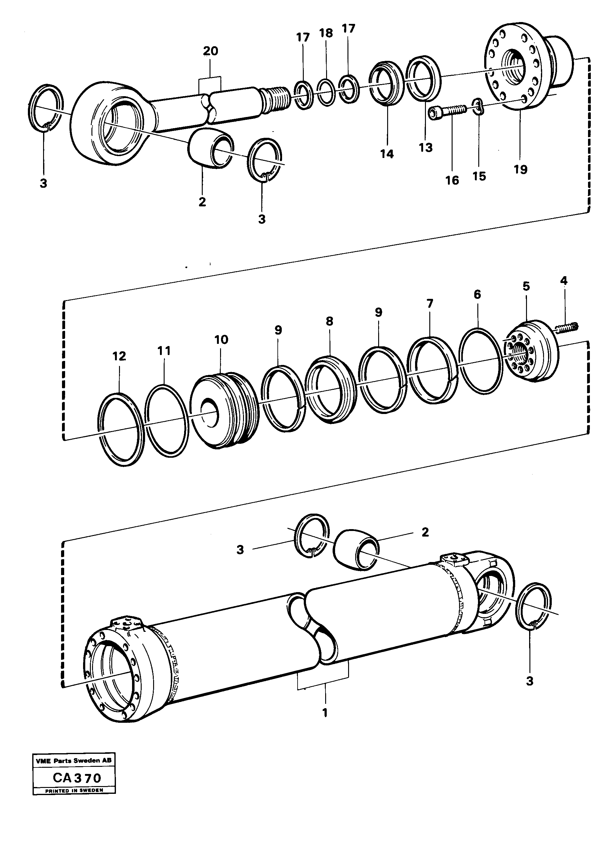 Crankshaft Seal VOE4784935 VOLVO