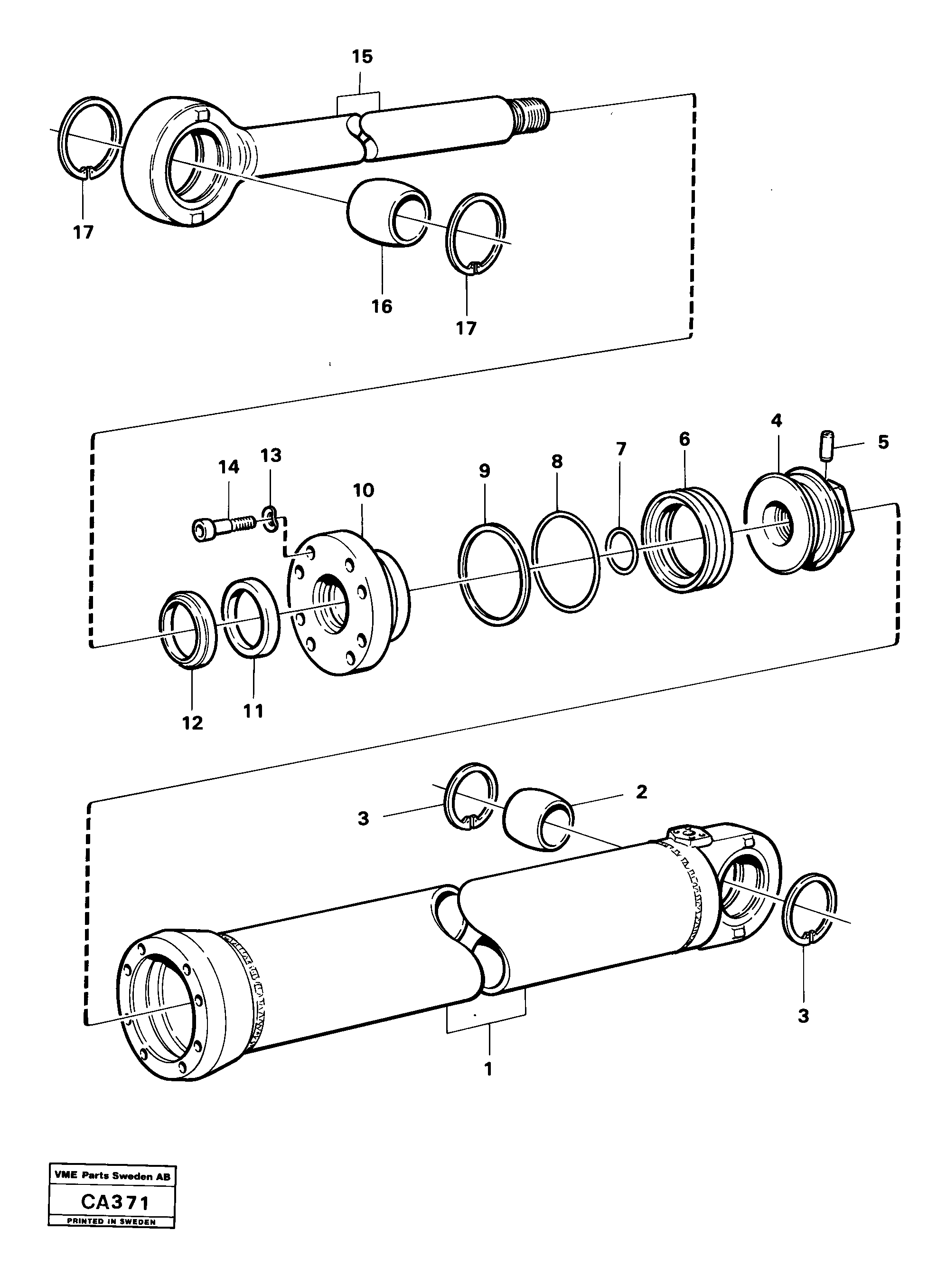 Crankshaft Seal VOE4784302 VOLVO
