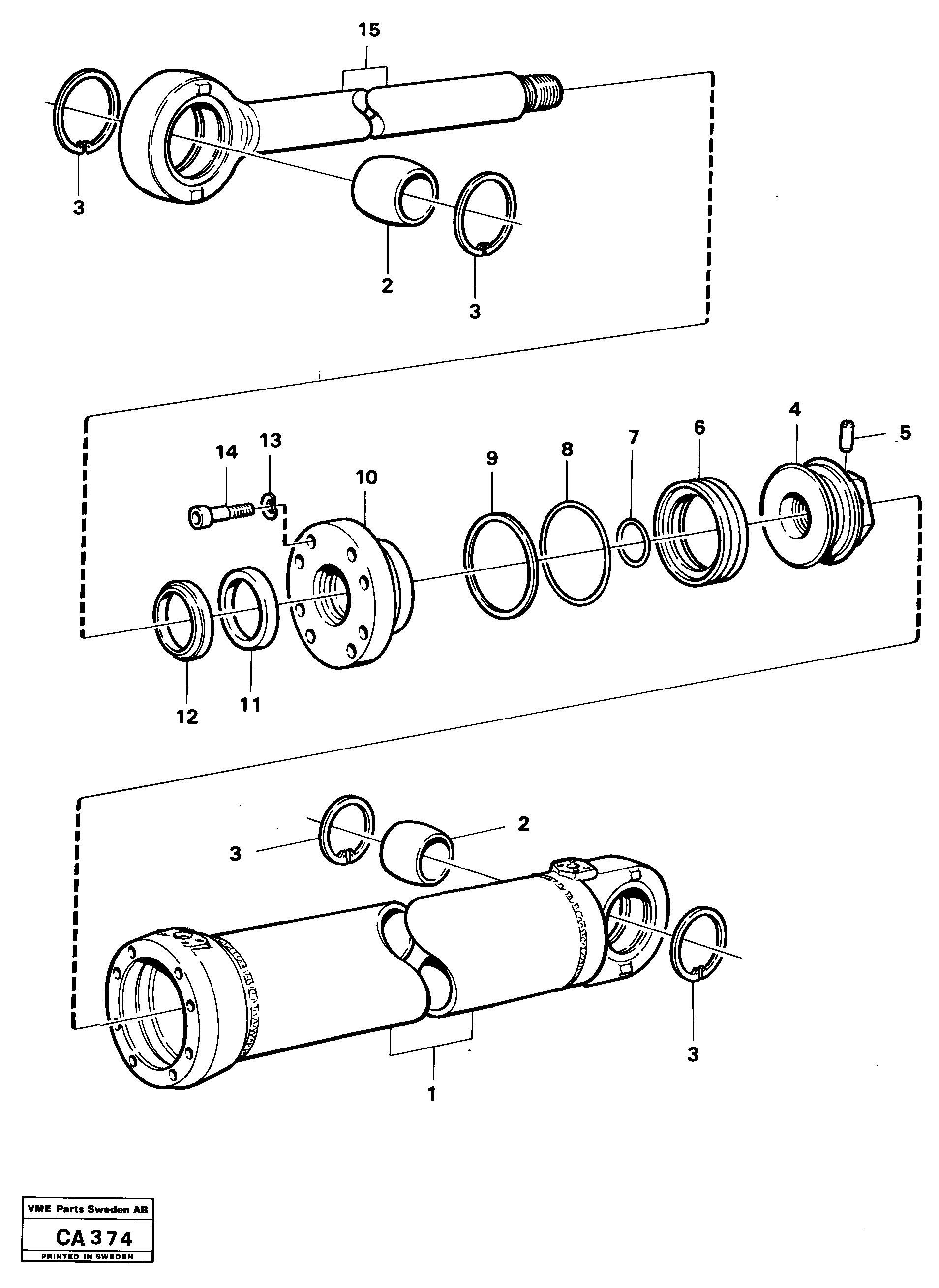 Crankshaft Seal VOE4833199 VOLVO