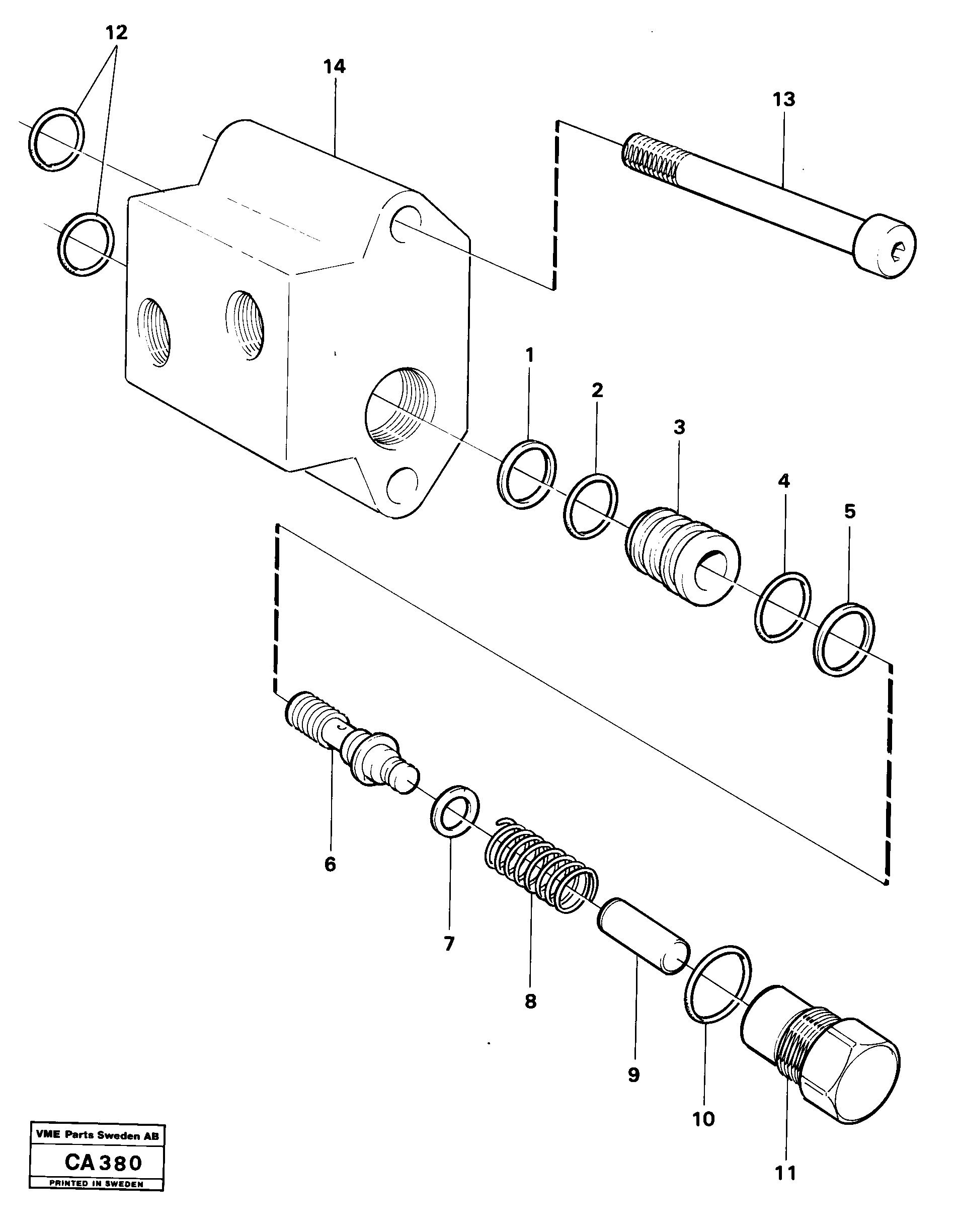 Back-up ring VOE962536 VOLVO