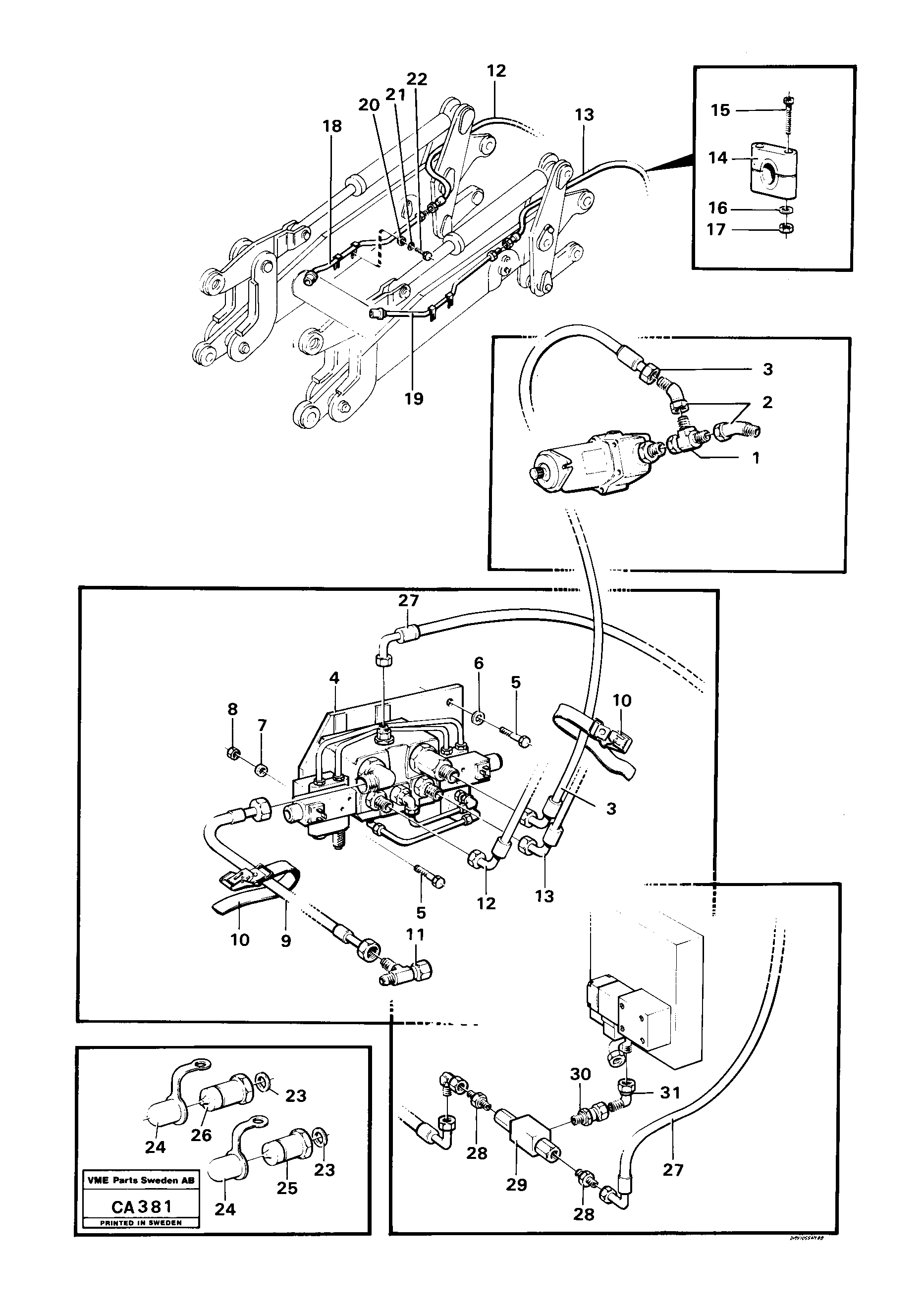 Fuel miser valve VOE11008480 VOLVO